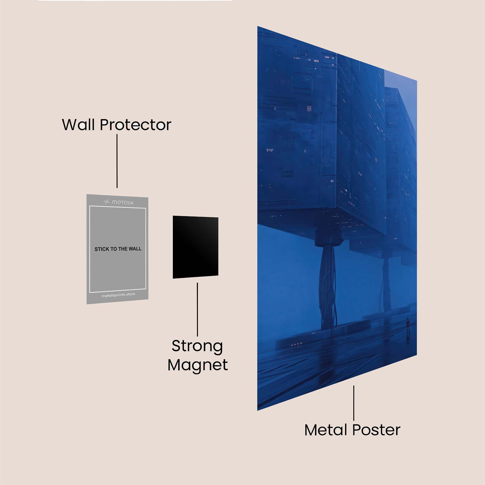 Monolith Gloom Safe Wall Magnetic / M