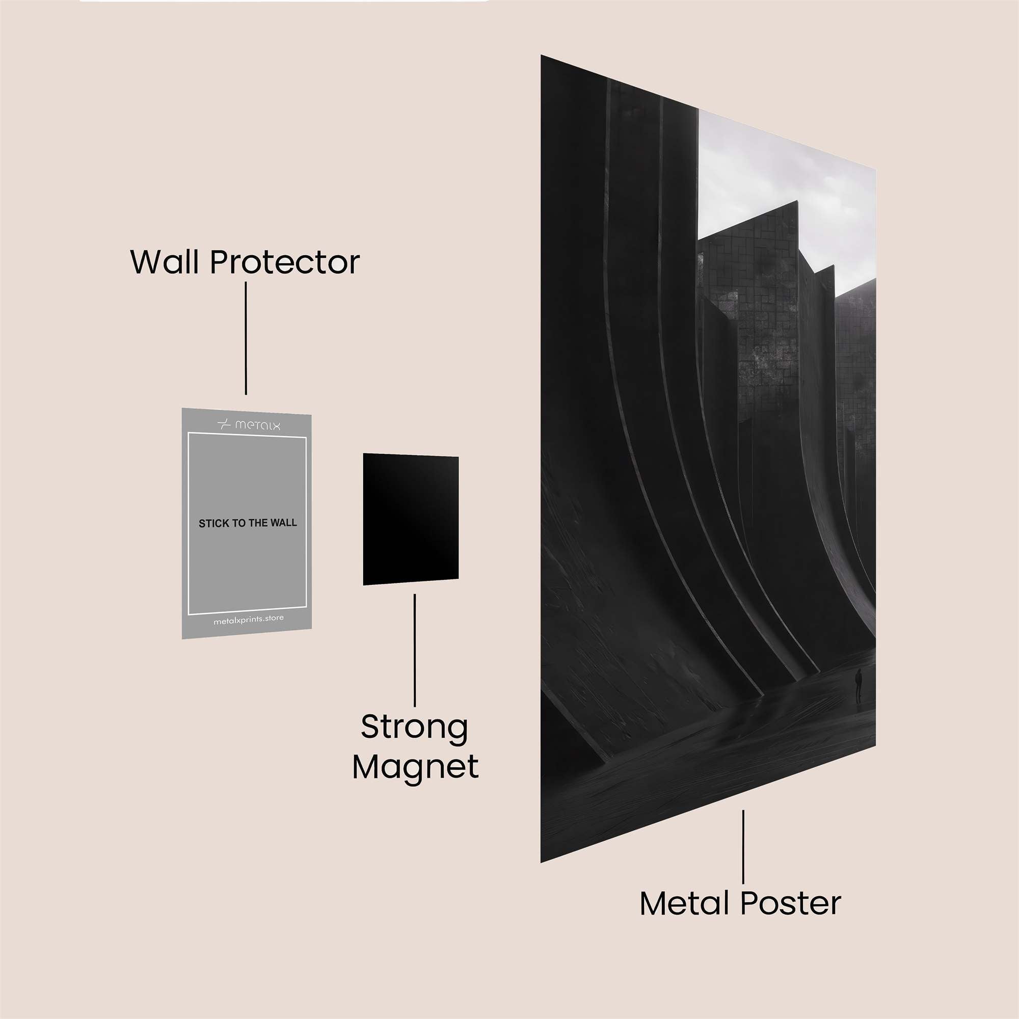 Monolithic Solitude Safe Wall Magnetic / M
