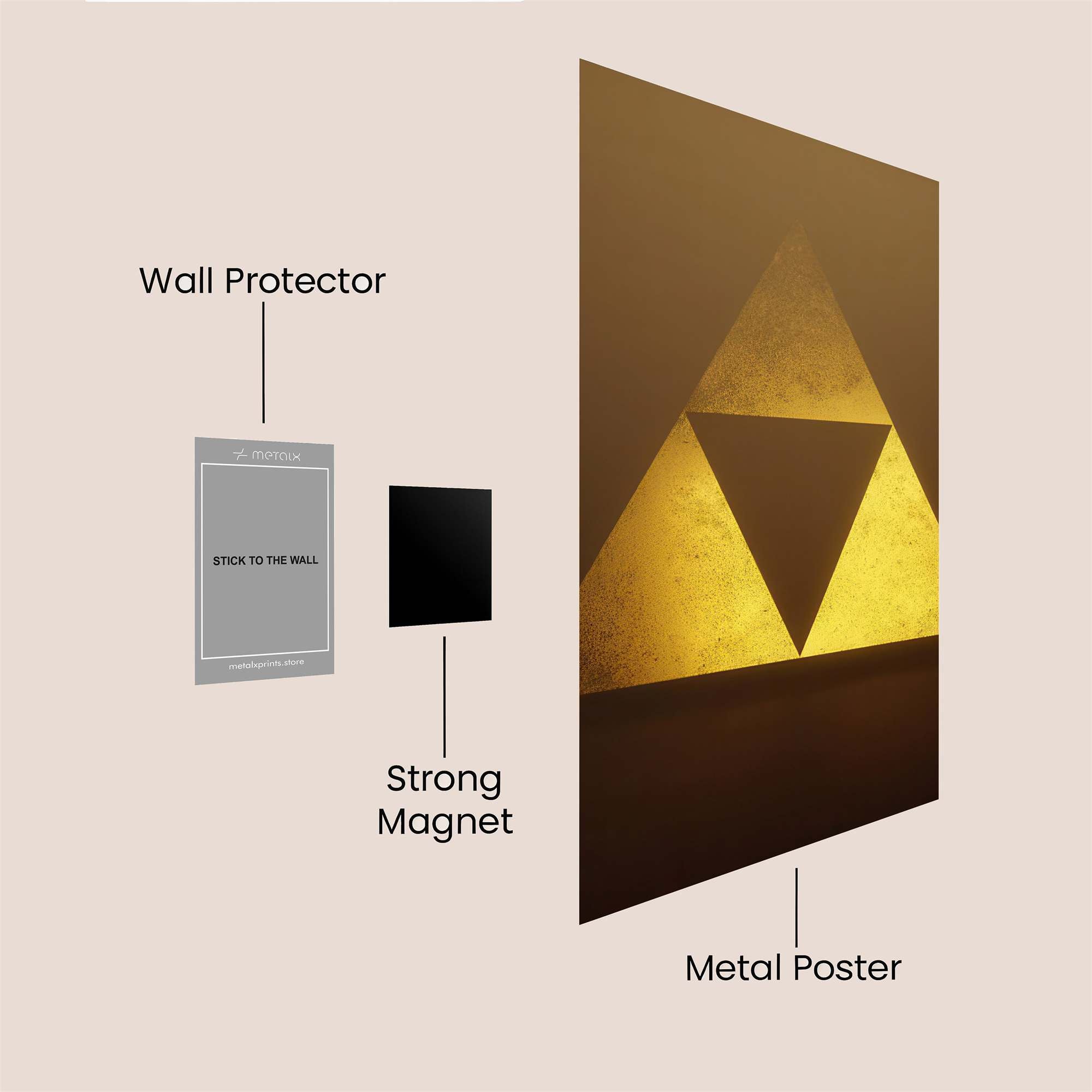 Skywalk Silence Safe Wall Magnetic / M