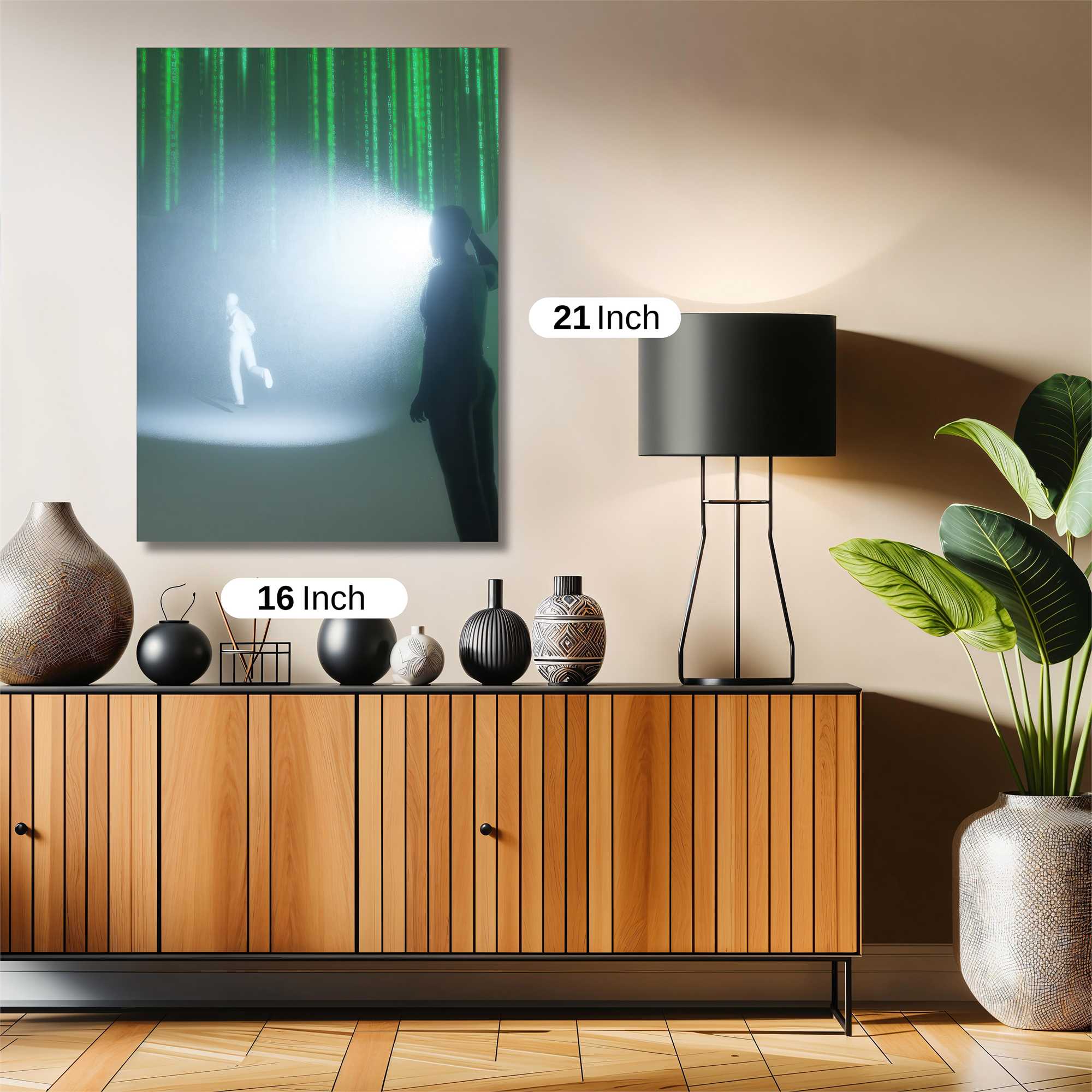 Matrix Illuminated Safe Wall Magnetic / M