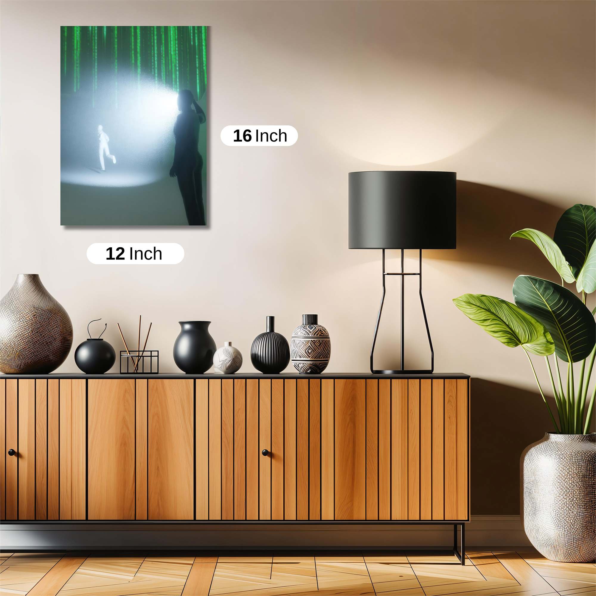 Matrix Illuminated Safe Wall Magnetic / M