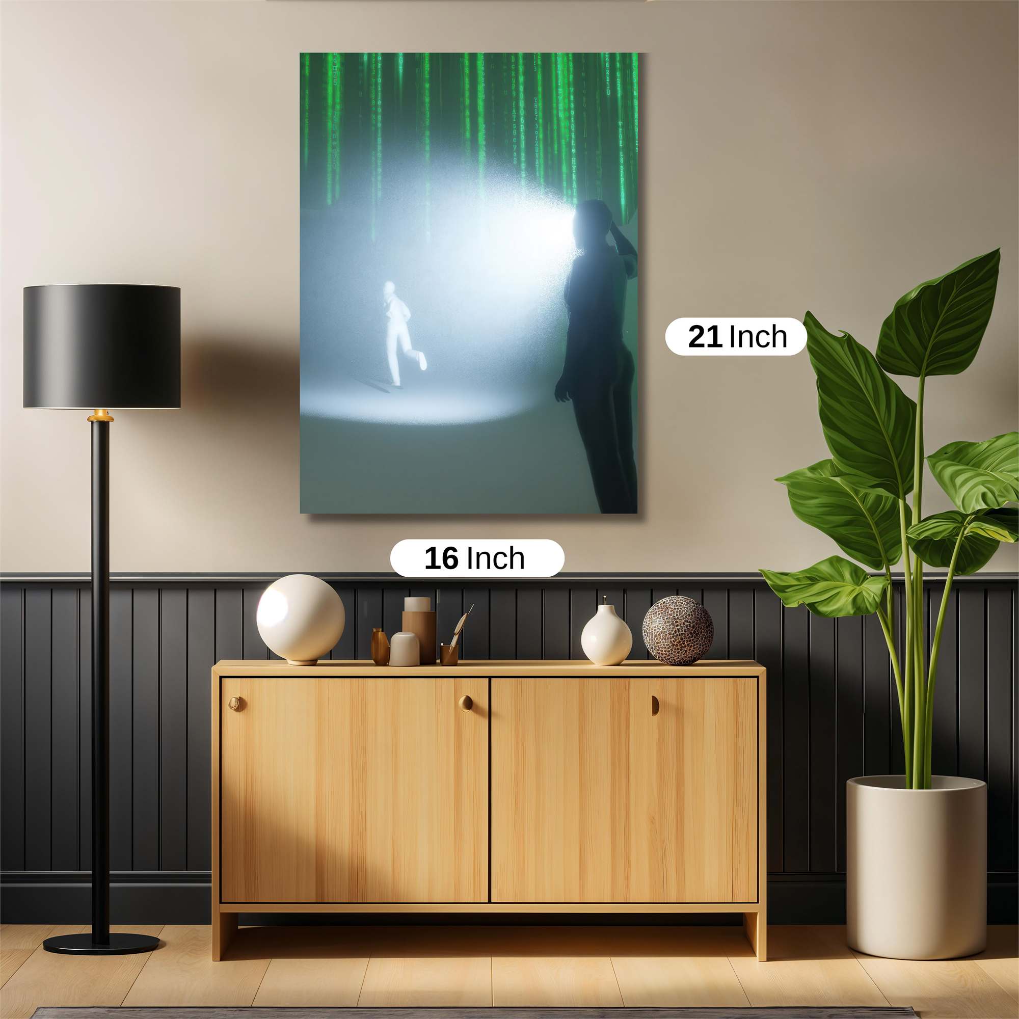 Matrix Illuminated Safe Wall Magnetic / M