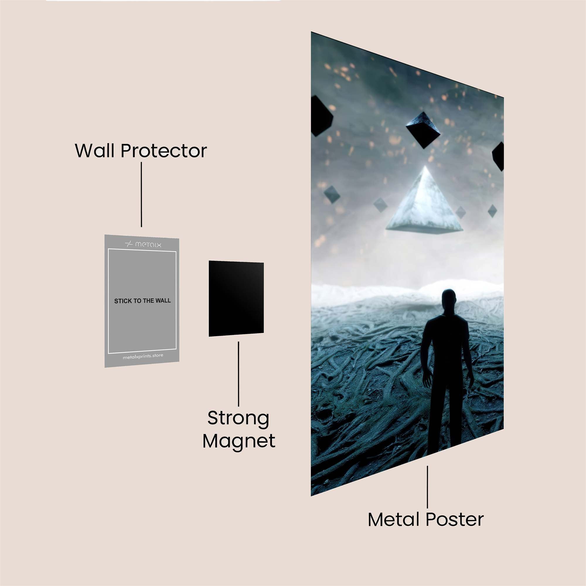 Mystic Vision Safe Wall Magnetic / M