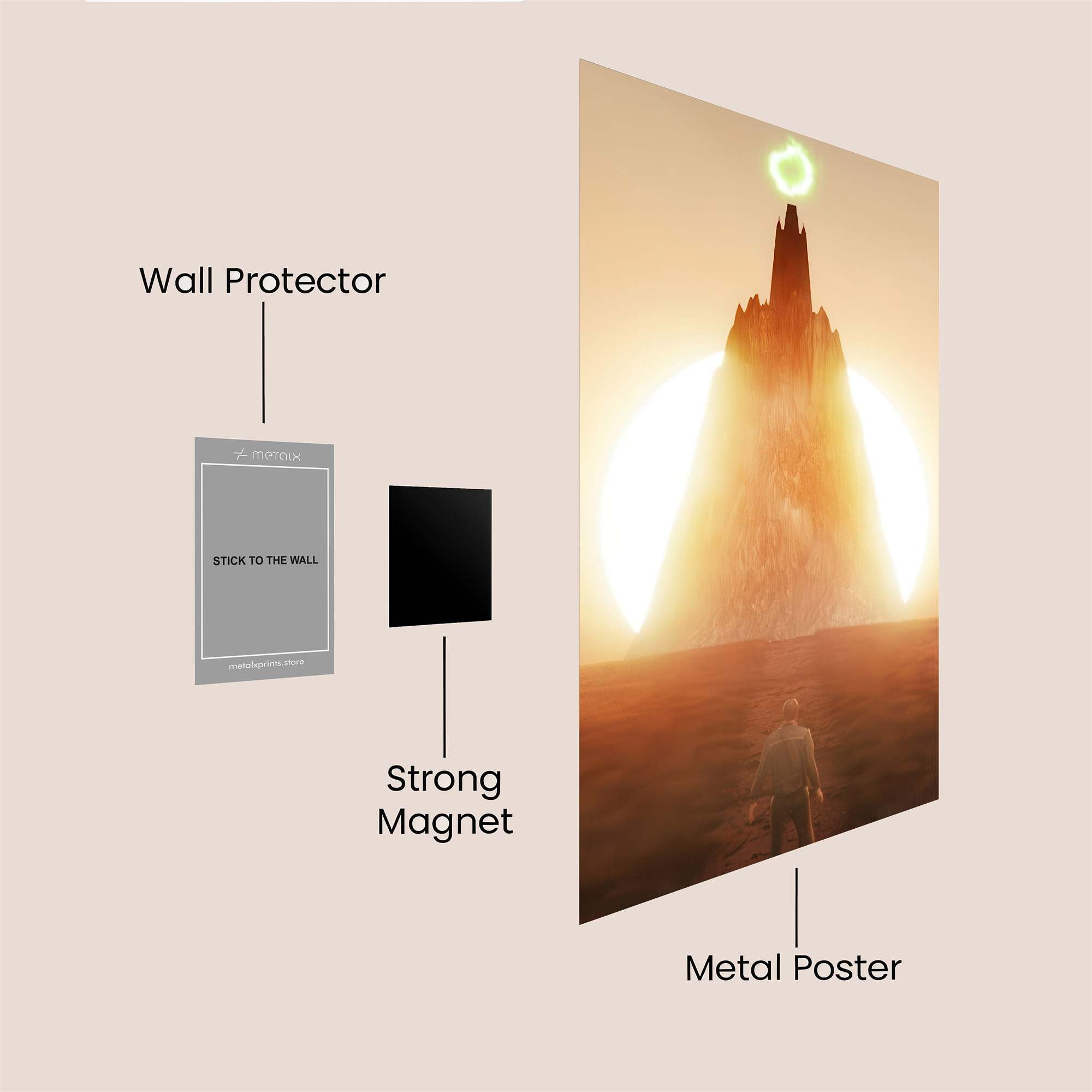 Sunrise Ascension Safe Wall Magnetic / M