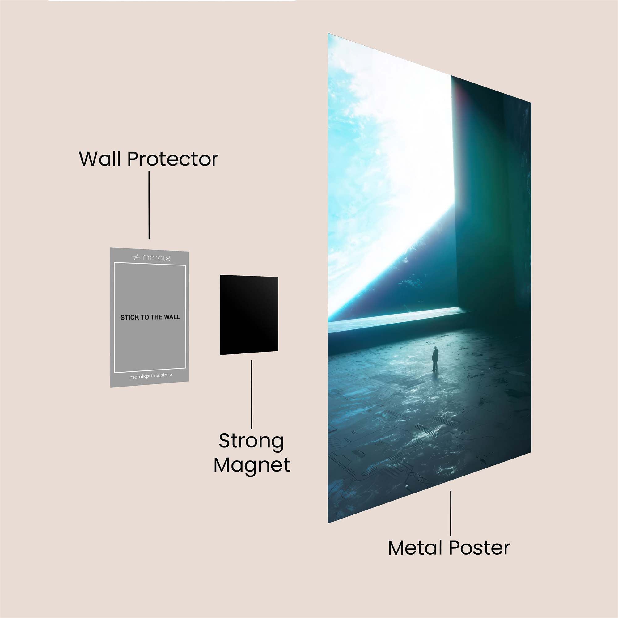 Cosmic Solitude Safe Wall Magnetic / M