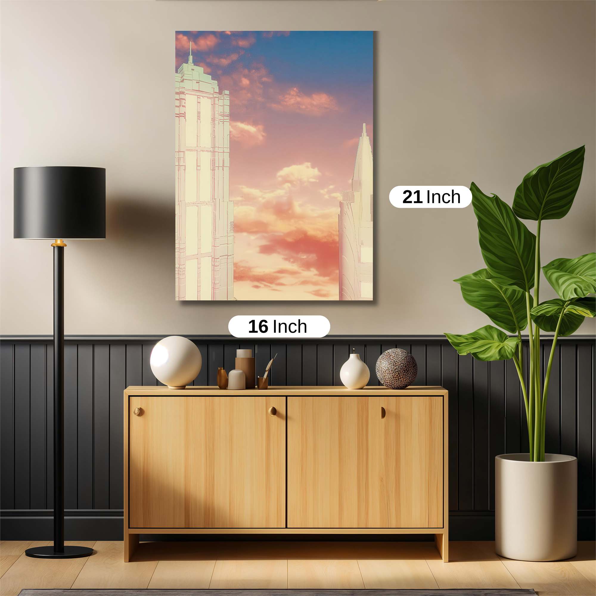 Skyline Serenity Safe Wall Magnetic / M