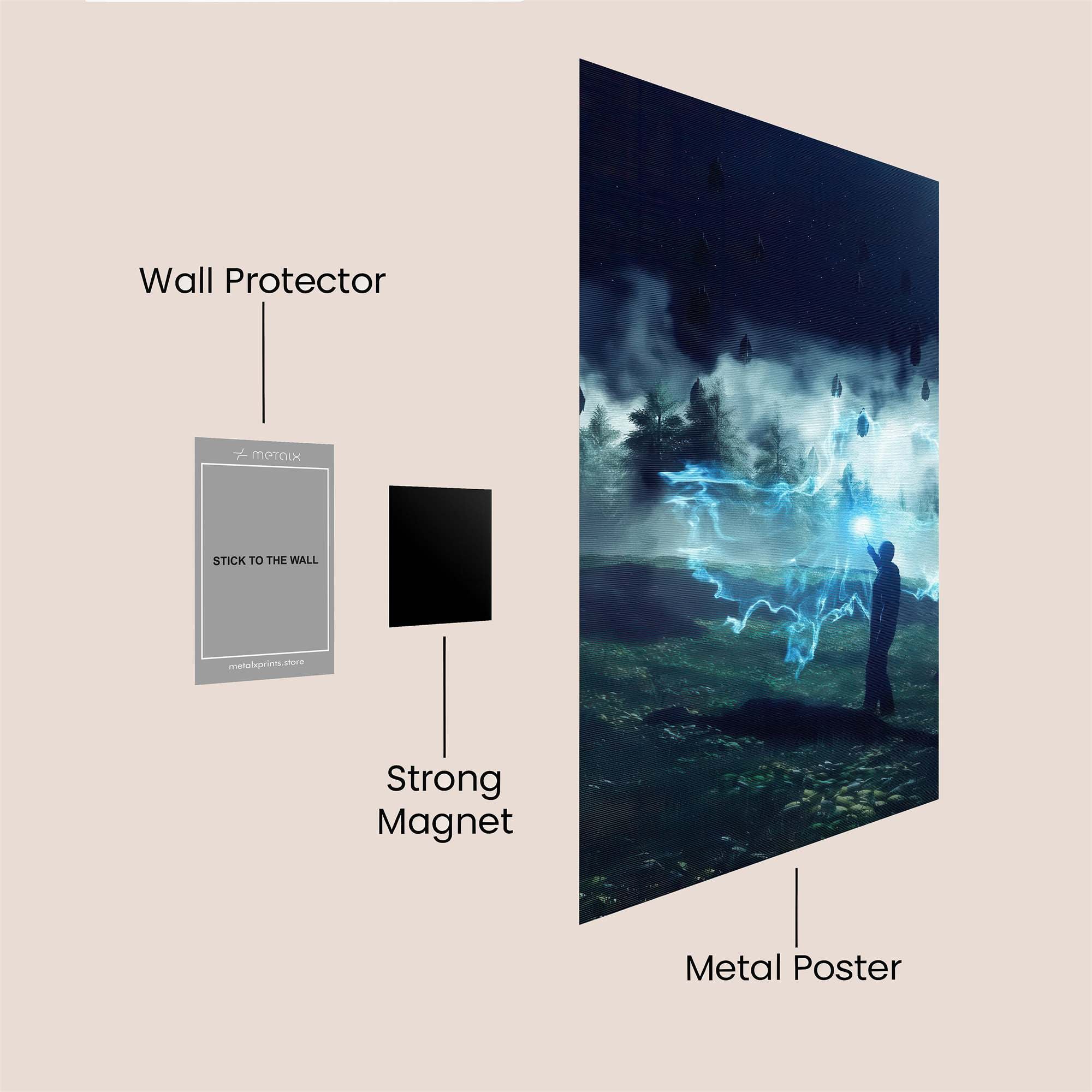 Mystic Encounter Safe Wall Magnetic / M