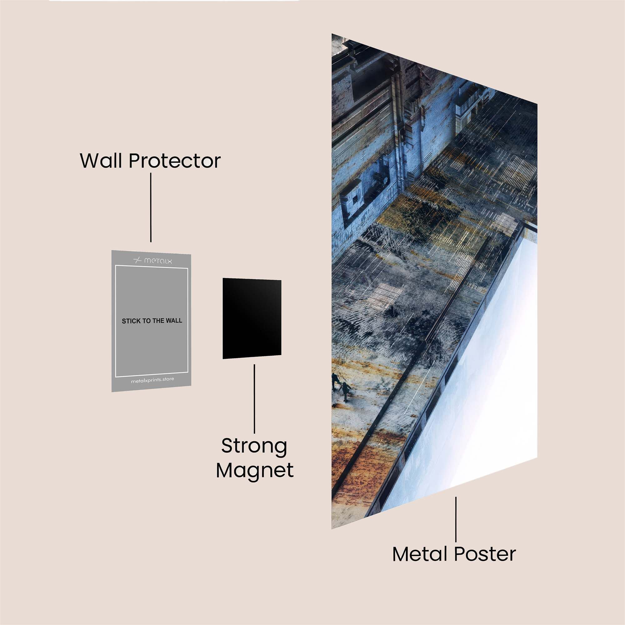 Urban Abyss Safe Wall Magnetic / M