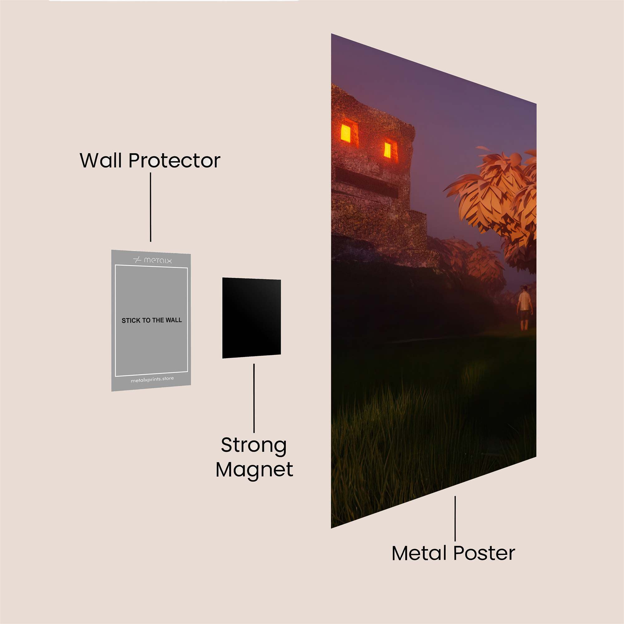 Monolith Serenity Safe Wall Magnetic / M