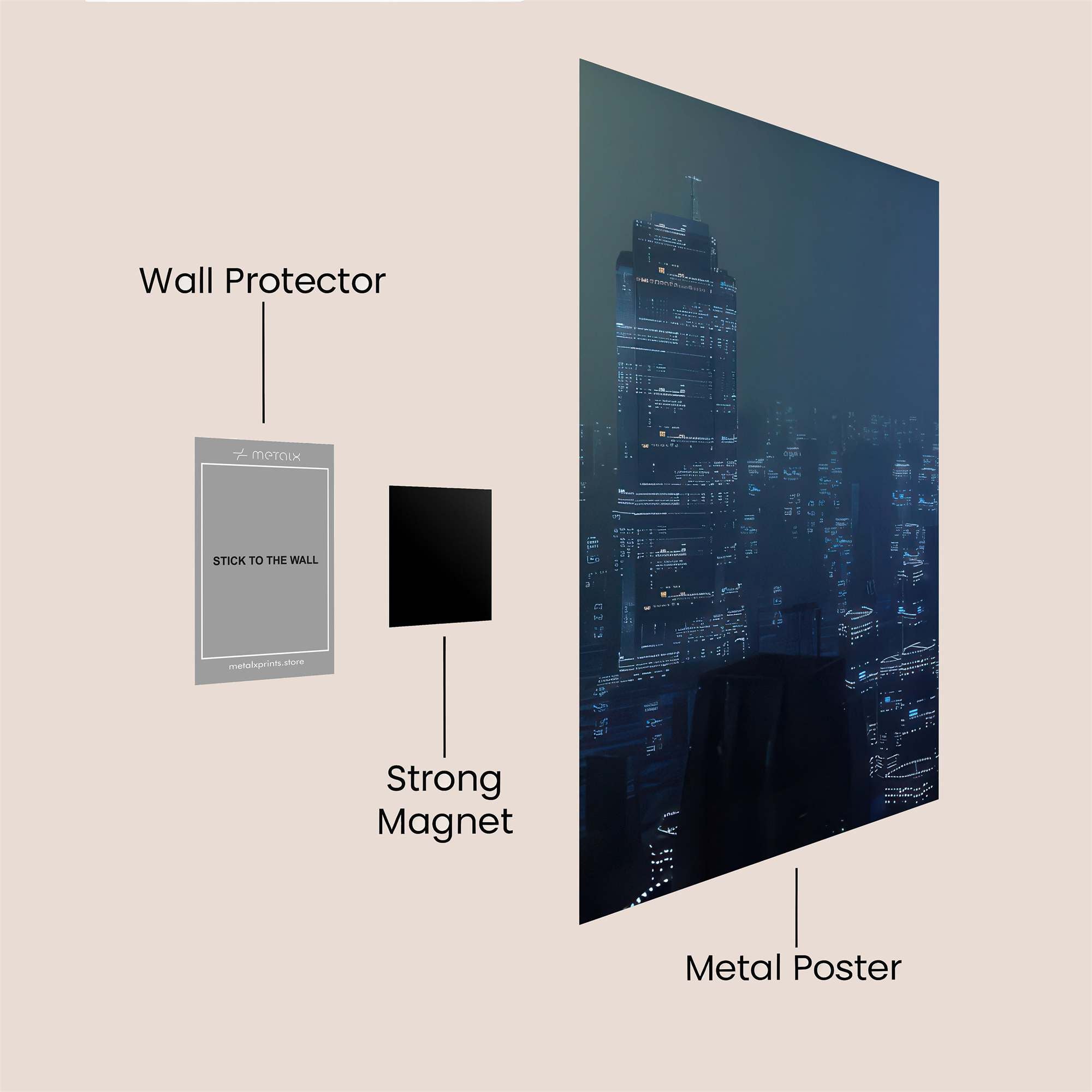 Epic Solitude Safe Wall Magnetic / M