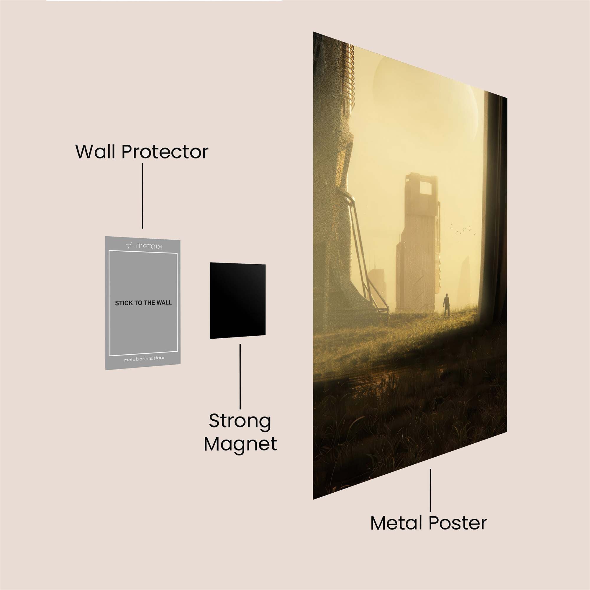 Desolate Passage Safe Wall Magnetic / M