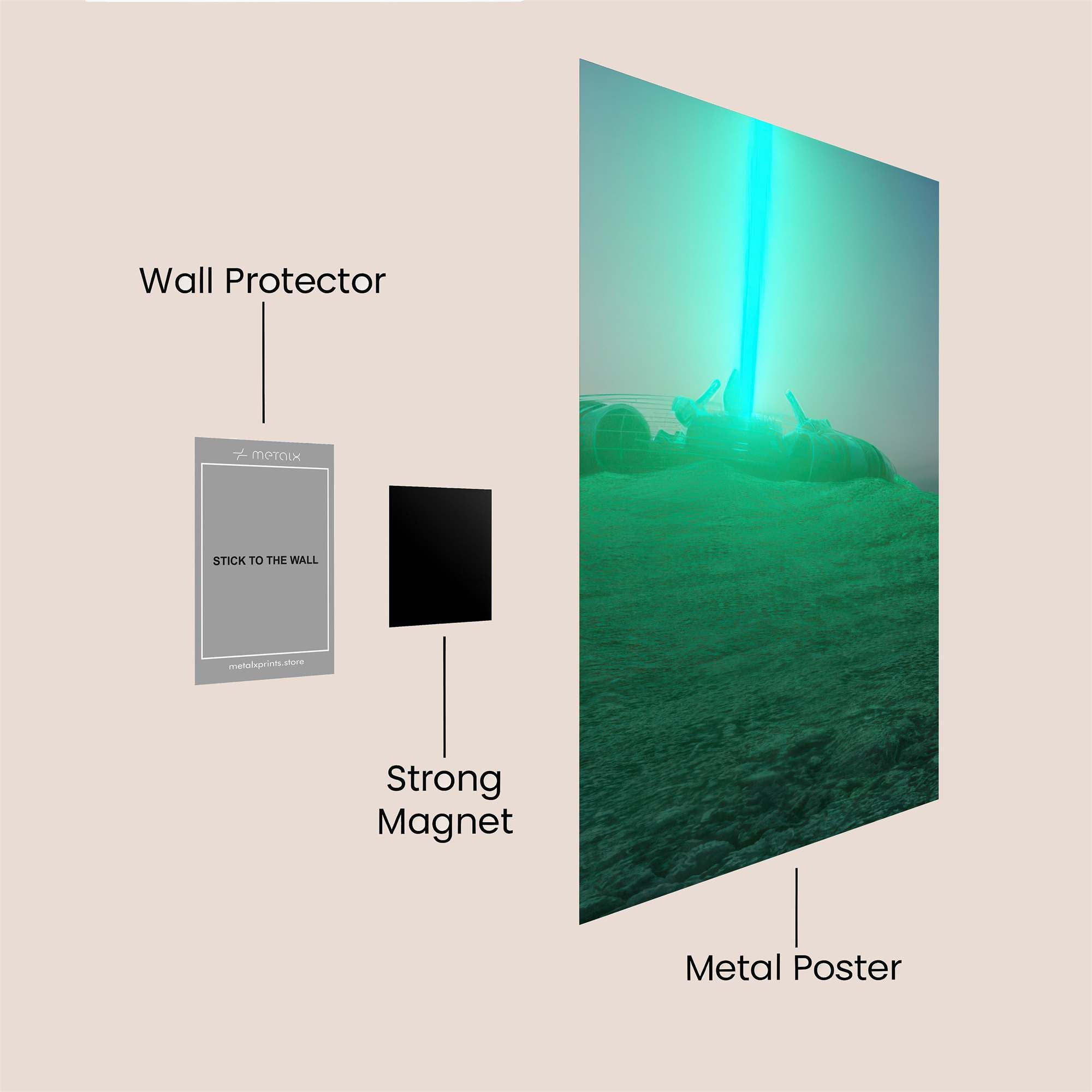 Monolithic Enigma Safe Wall Magnetic / M