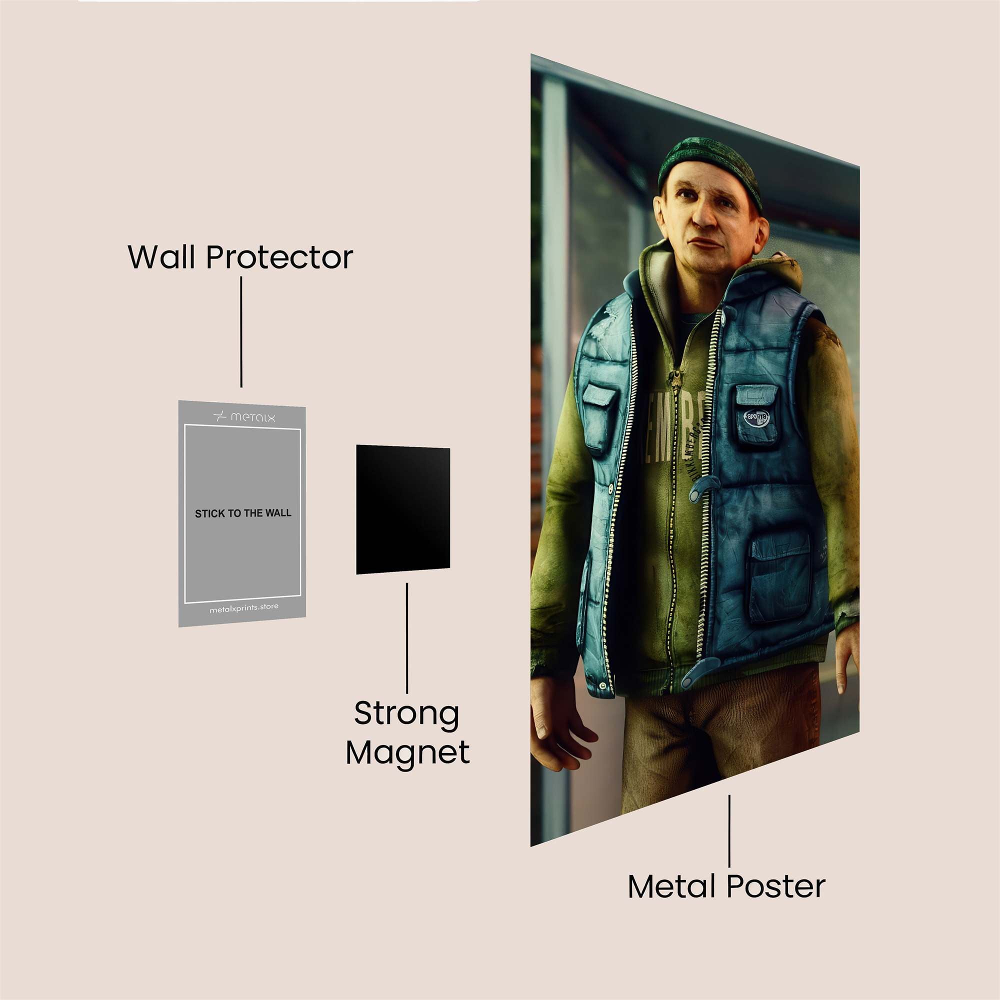 Street Vigilance Safe Wall Magnetic / M