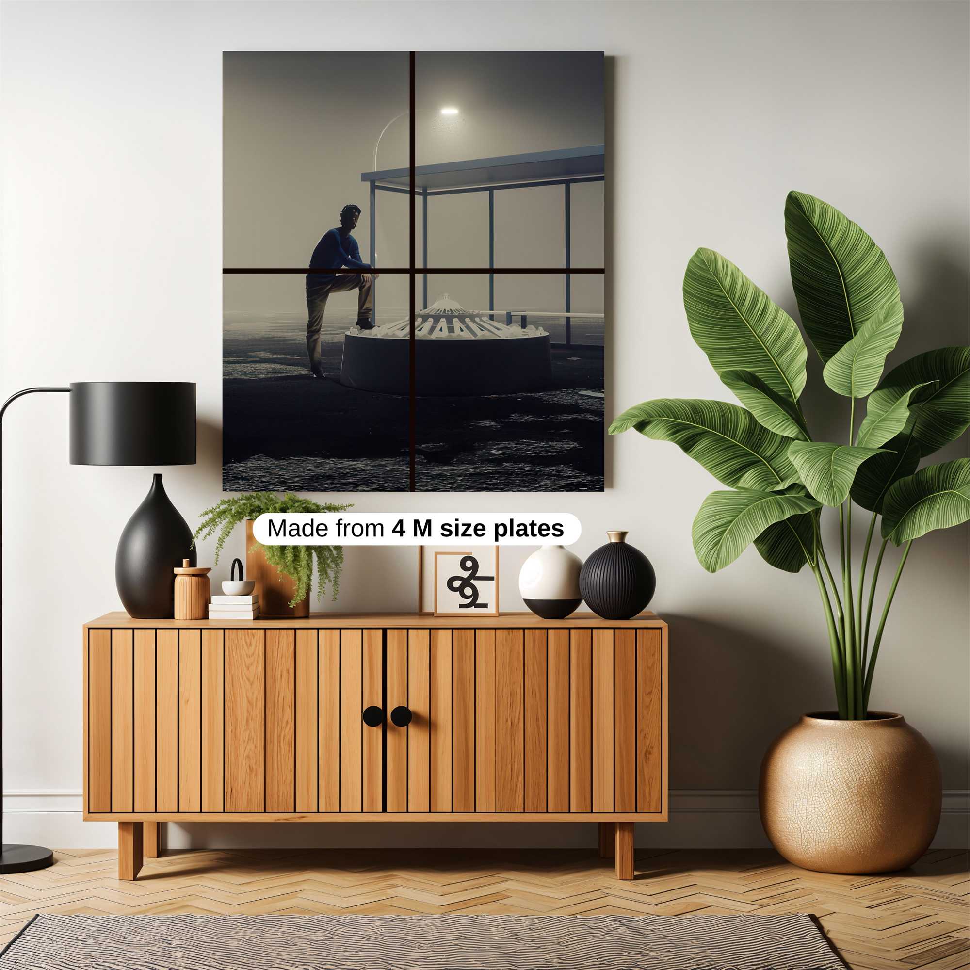 Neon Labyrinth Safe Wall Magnetic / M