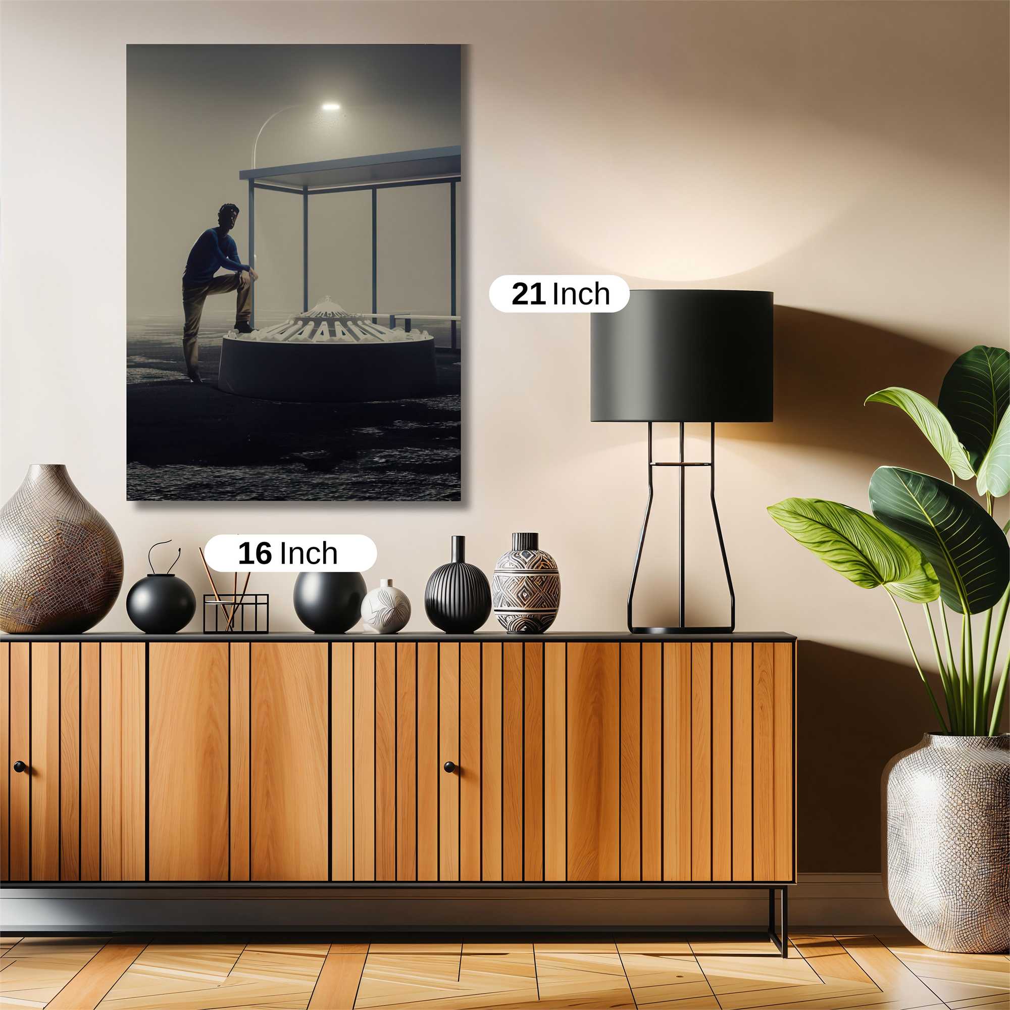 Neon Labyrinth Safe Wall Magnetic / M