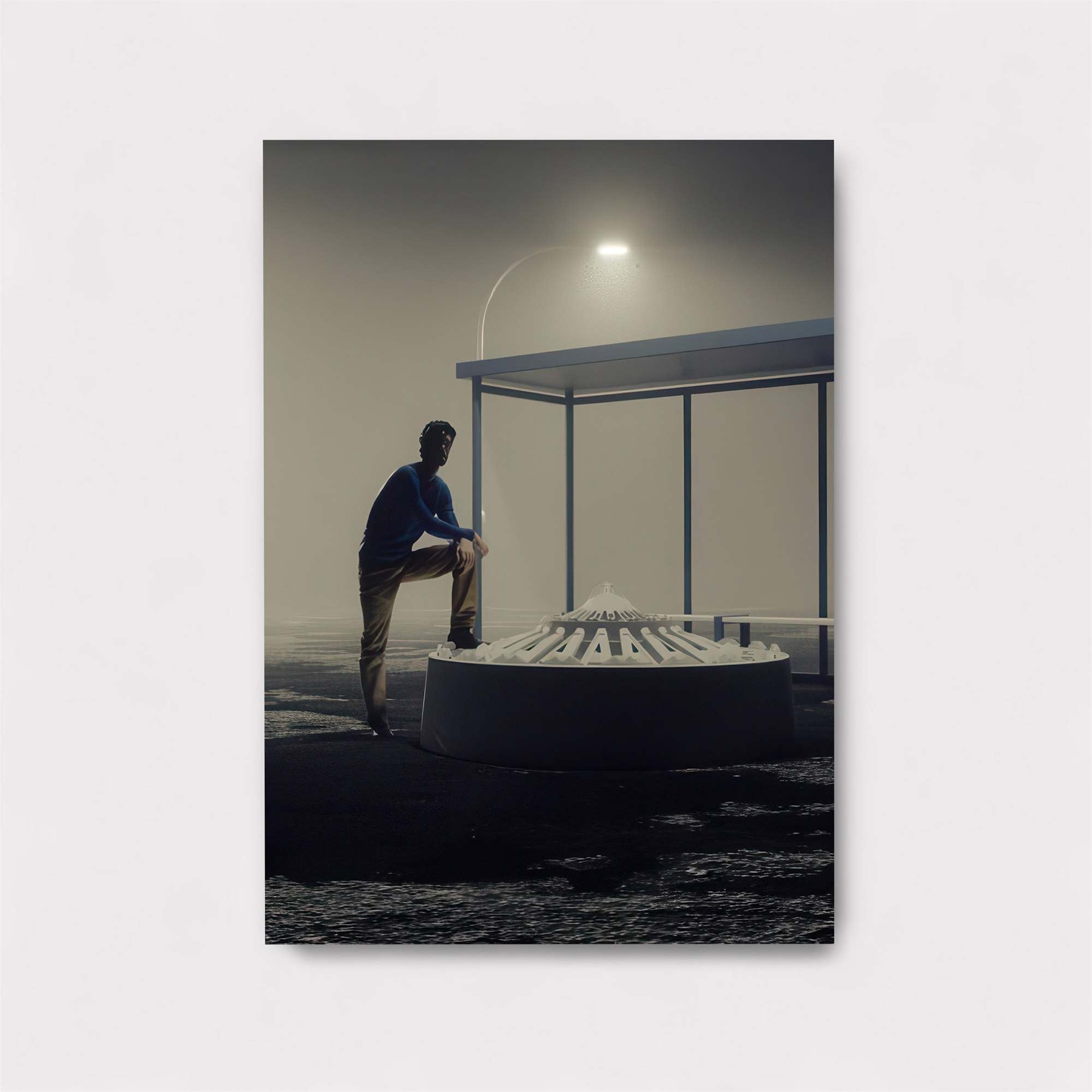 Neon Labyrinth Safe Wall Magnetic / M