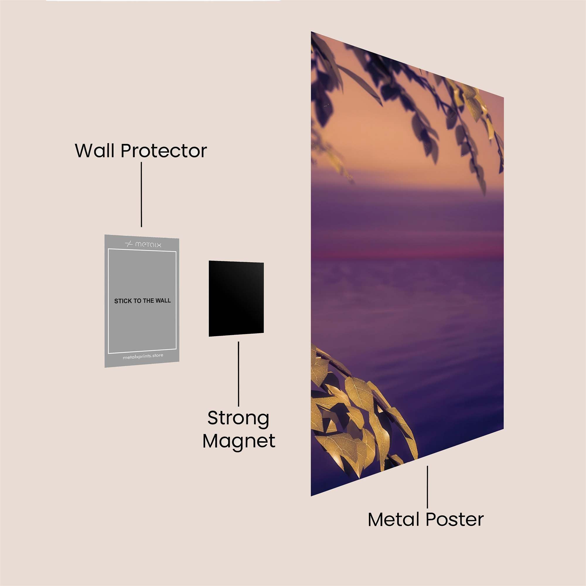 Twilight Serenity Safe Wall Magnetic / M