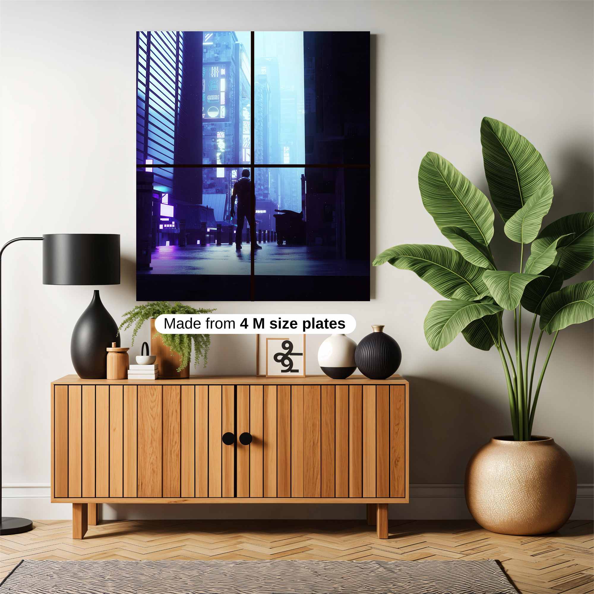 Neon Solitude Safe Wall Magnetic / M