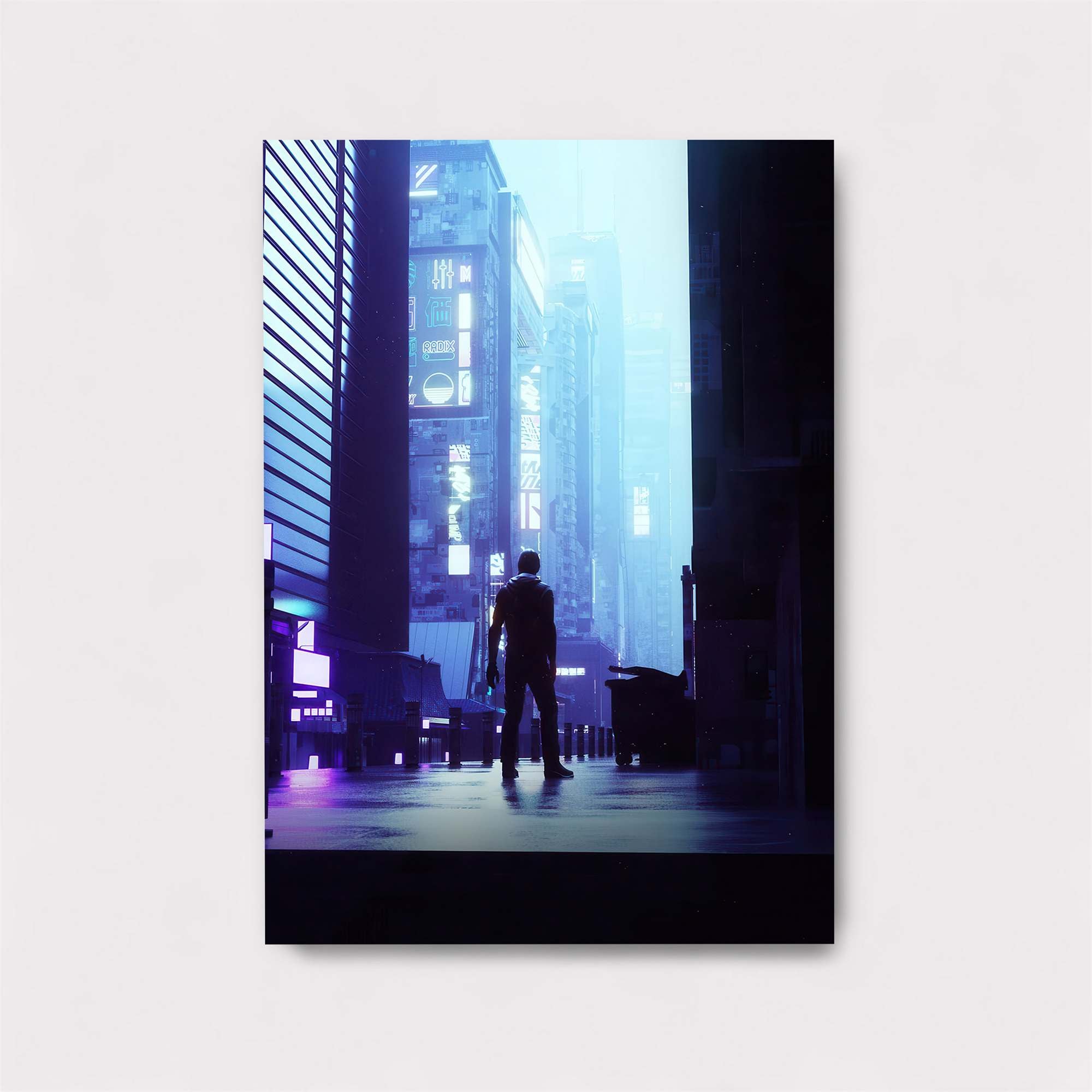 Neon Solitude Safe Wall Magnetic / M