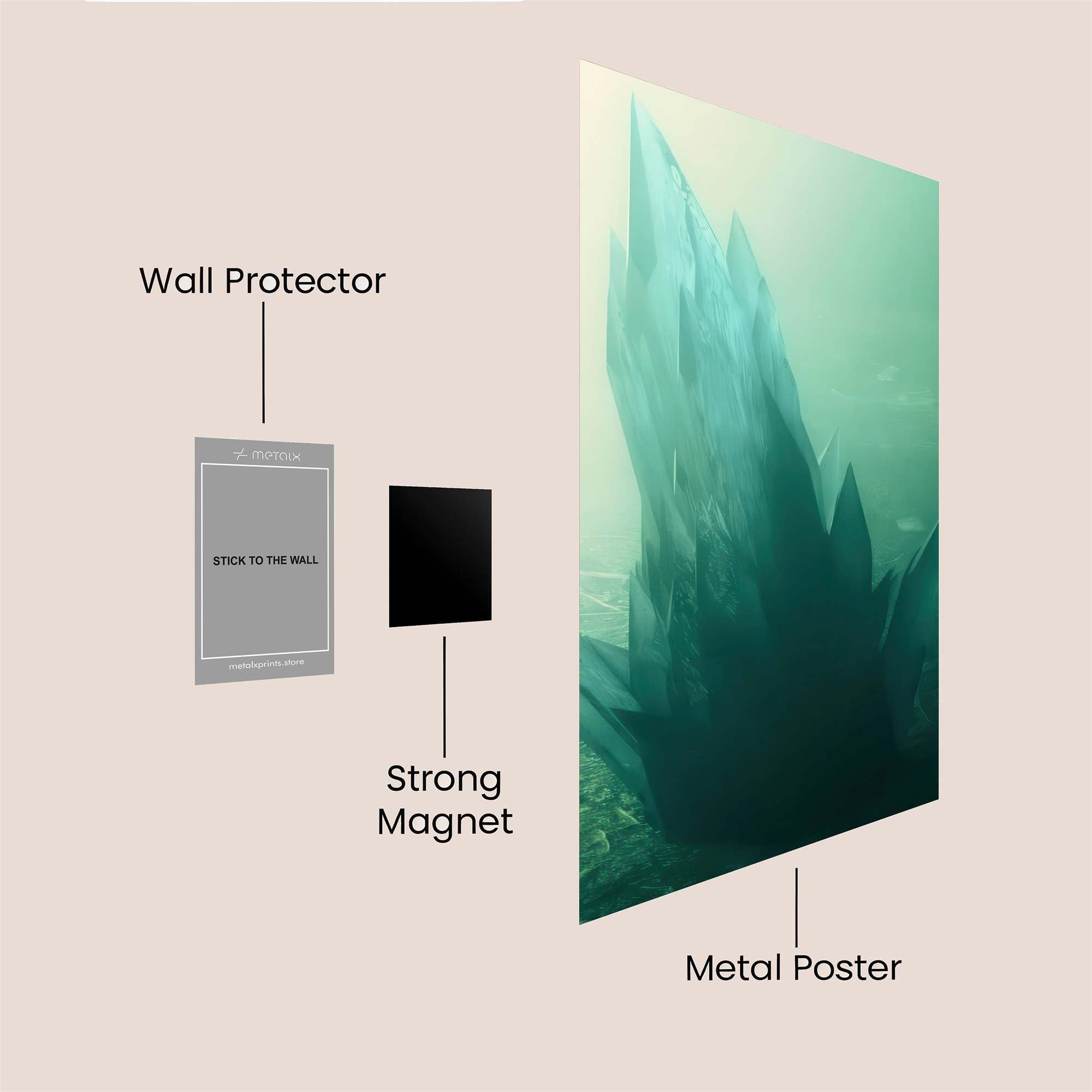 Mystic Spire Safe Wall Magnetic / M