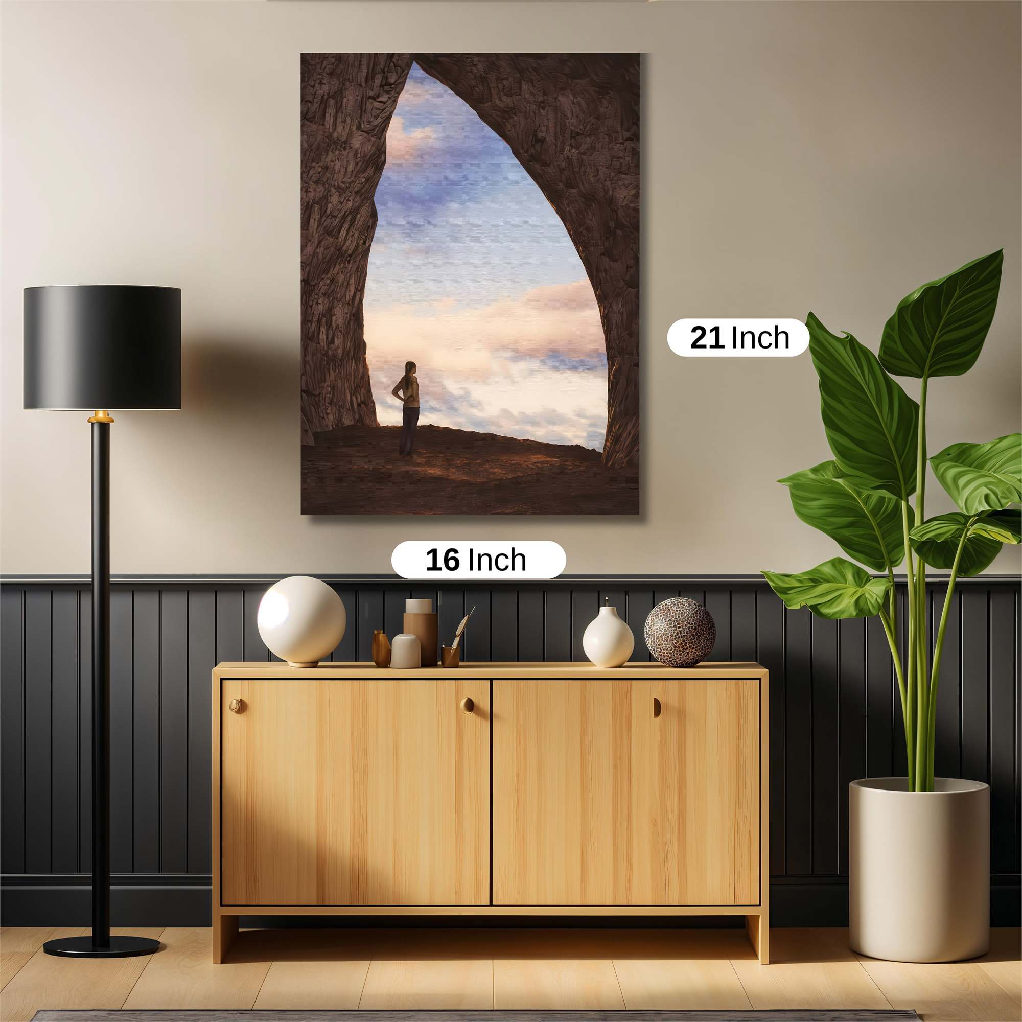 Majestic Contemplation Safe Wall Magnetic / M