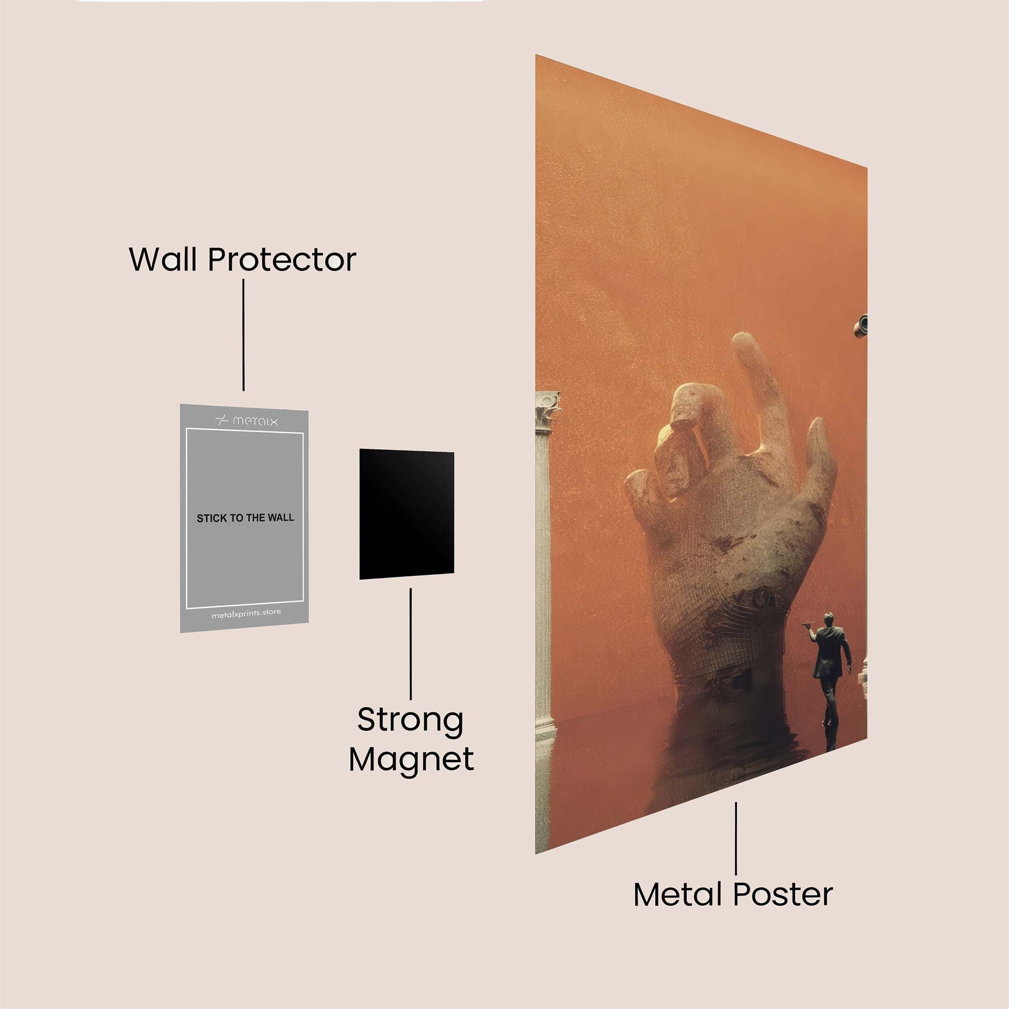 Colossal Mystery Safe Wall Magnetic / M