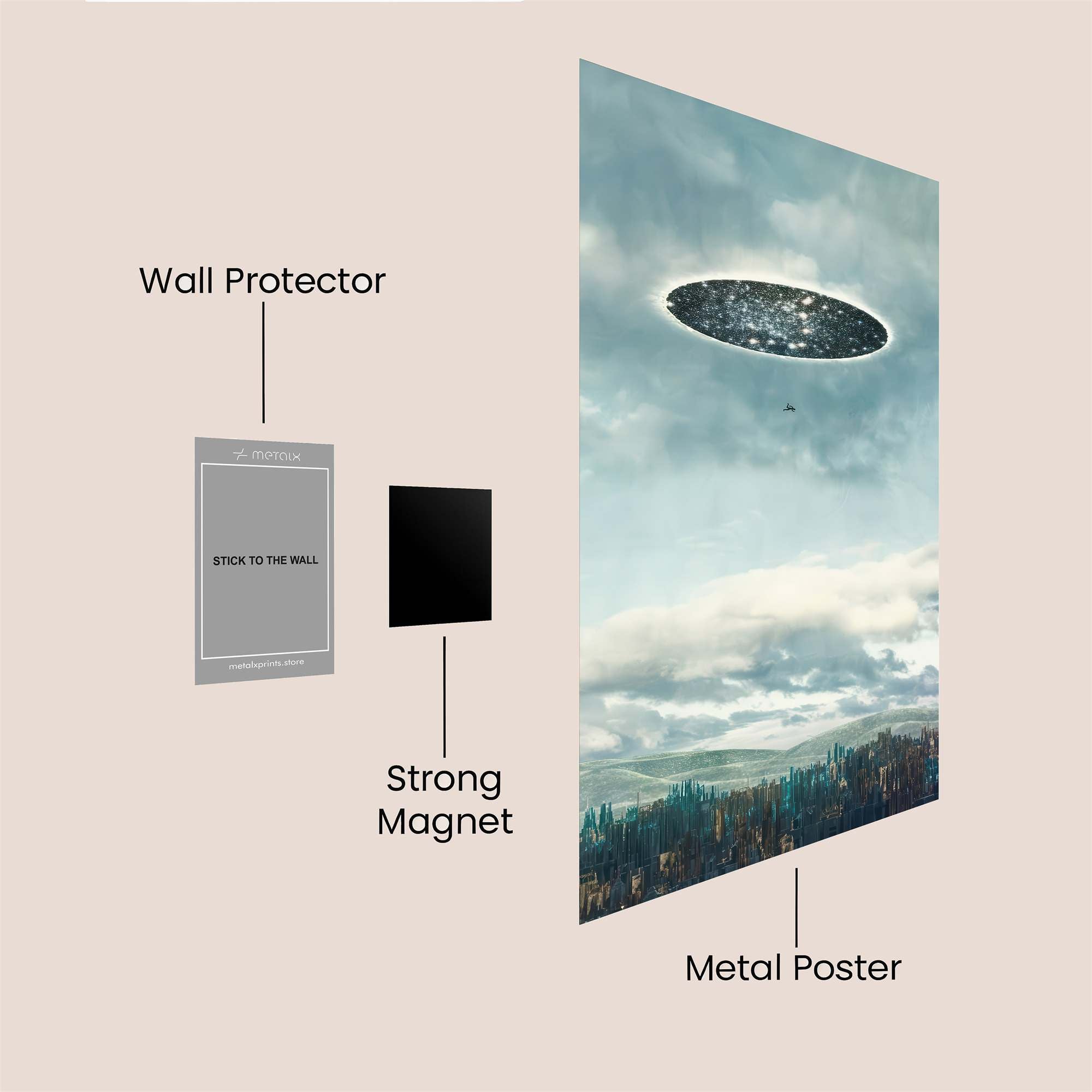 Celestial Mystery Safe Wall Magnetic / M