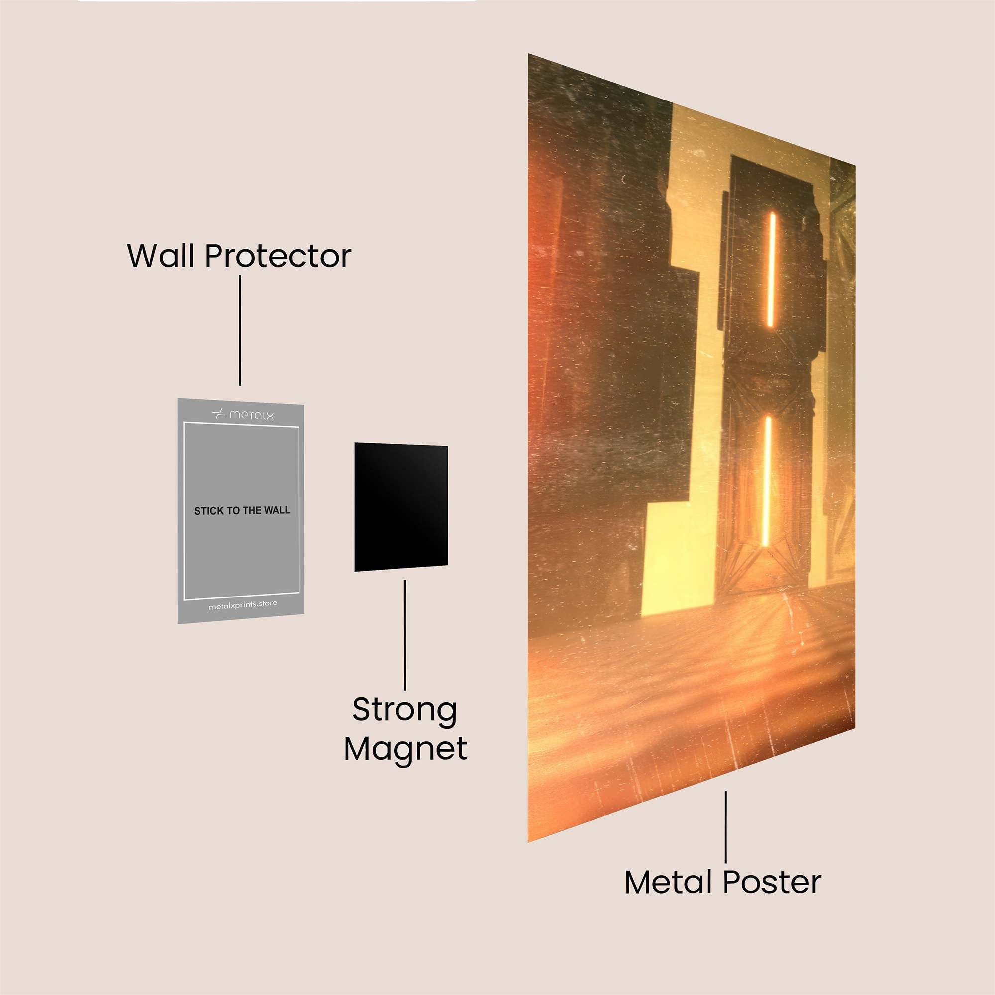 Luminary Reverie Safe Wall Magnetic / M