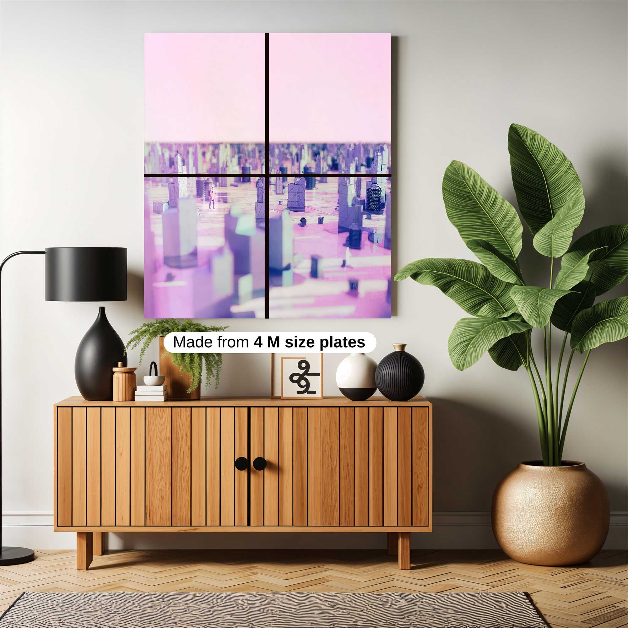 Neon Metropolis Safe Wall Magnetic / M