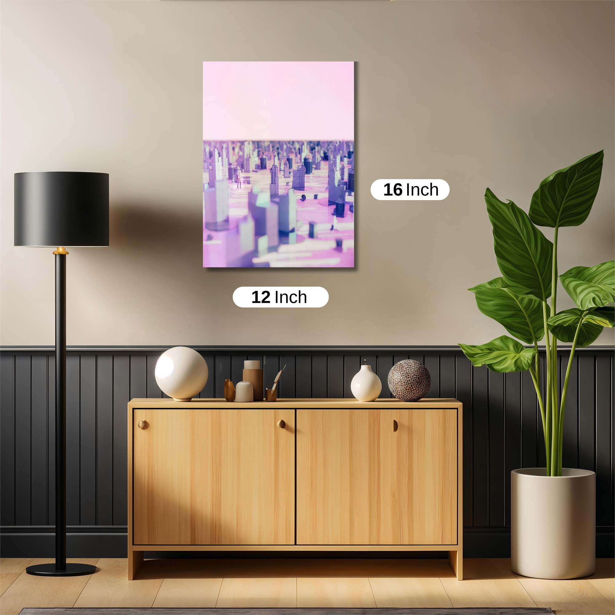 Neon Metropolis Safe Wall Magnetic / M