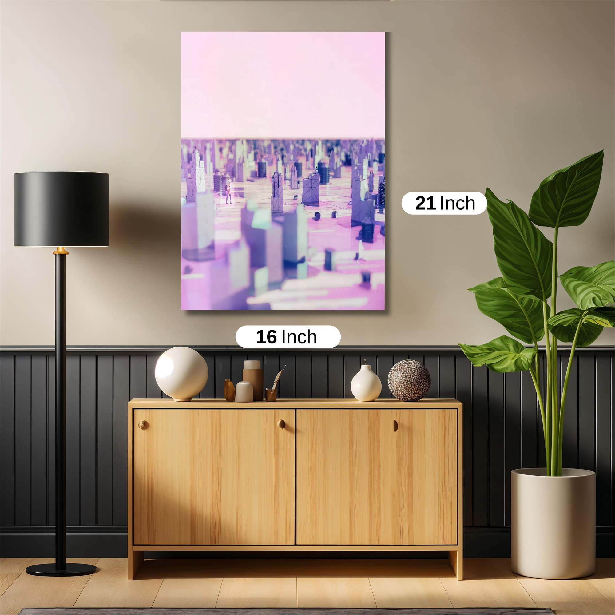 Neon Metropolis Safe Wall Magnetic / M