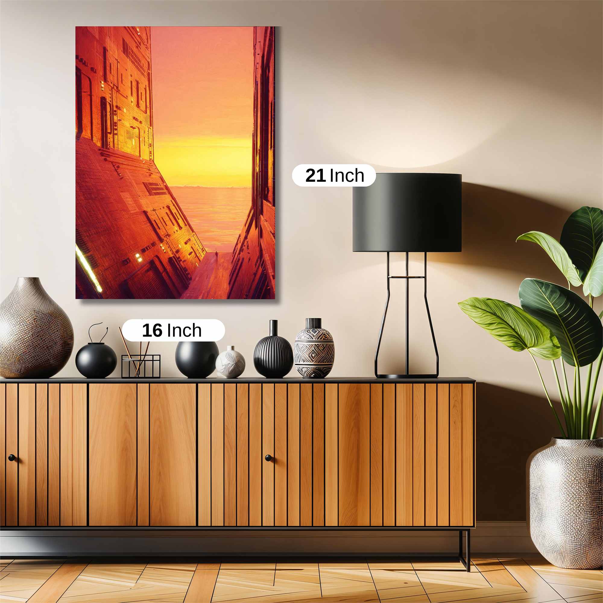 Sunset Reverie Safe Wall Magnetic / M