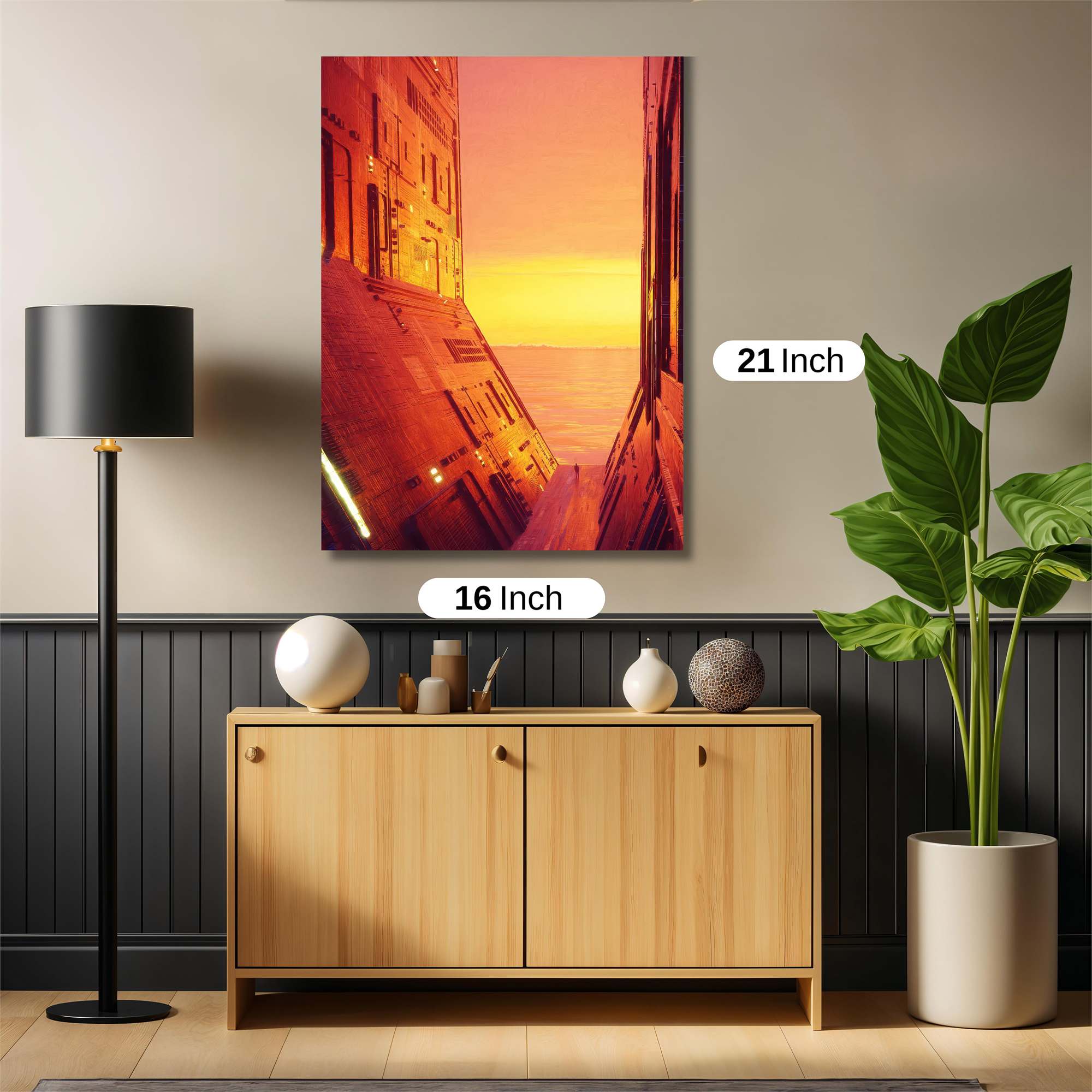 Sunset Reverie Safe Wall Magnetic / M