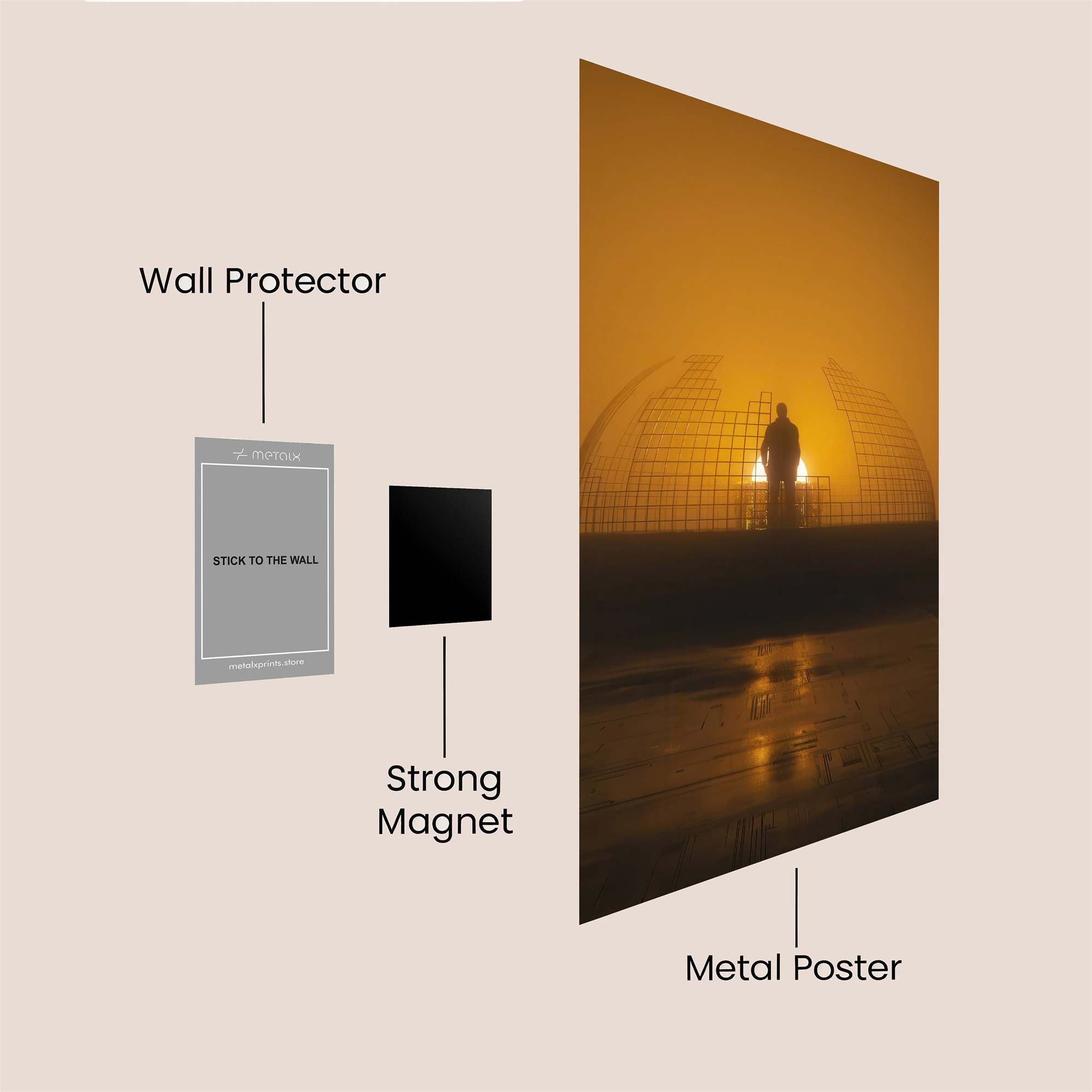 Ethereal Enclosure Safe Wall Magnetic / M