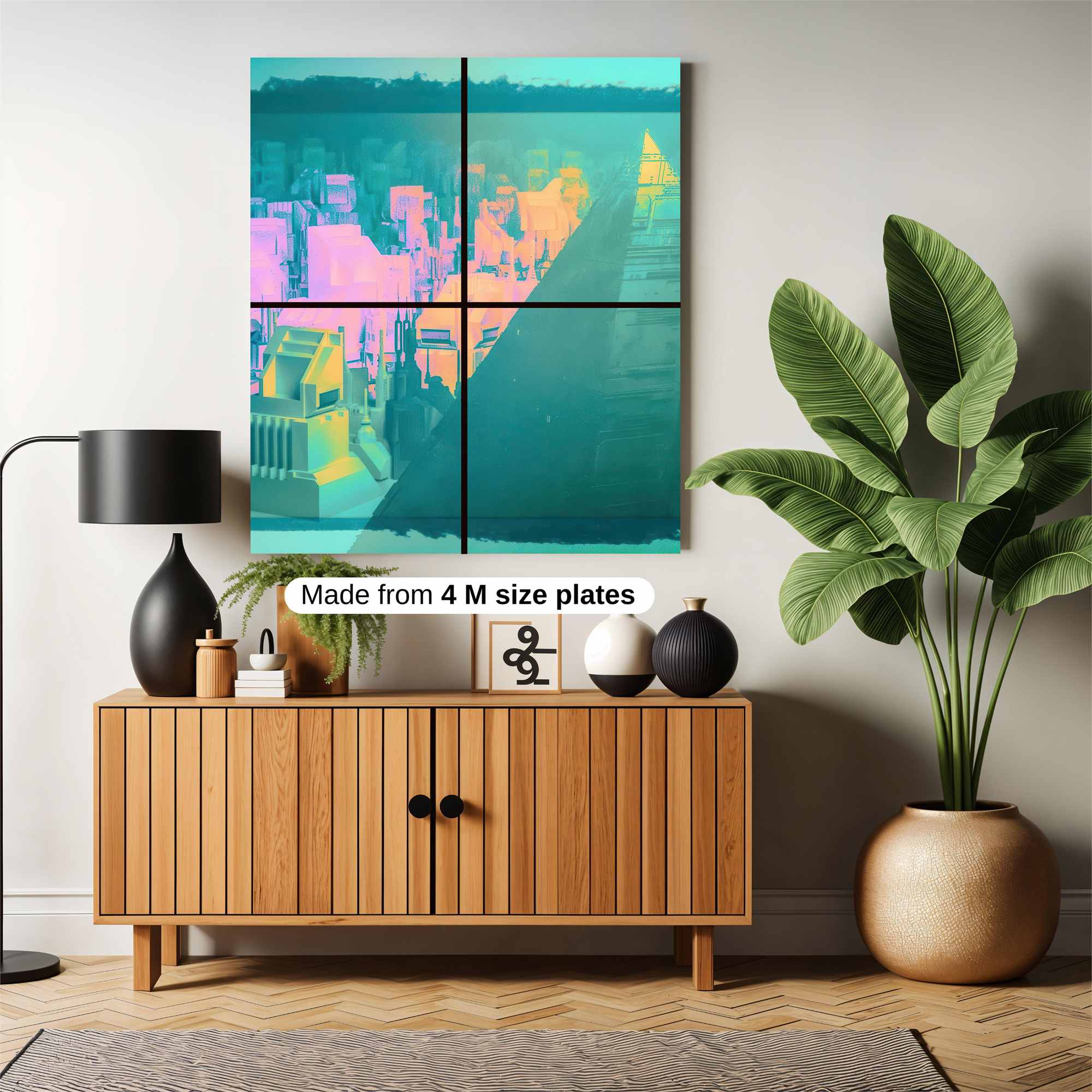 Neon Metropolis Safe Wall Magnetic / M