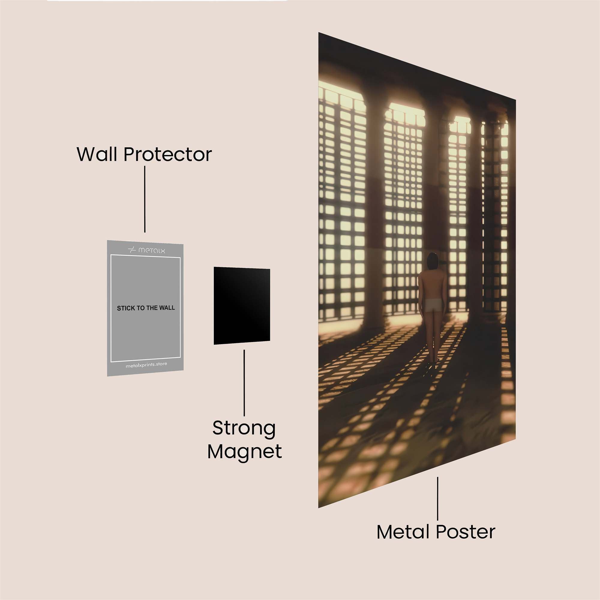 Solitary Reverie Safe Wall Magnetic / M