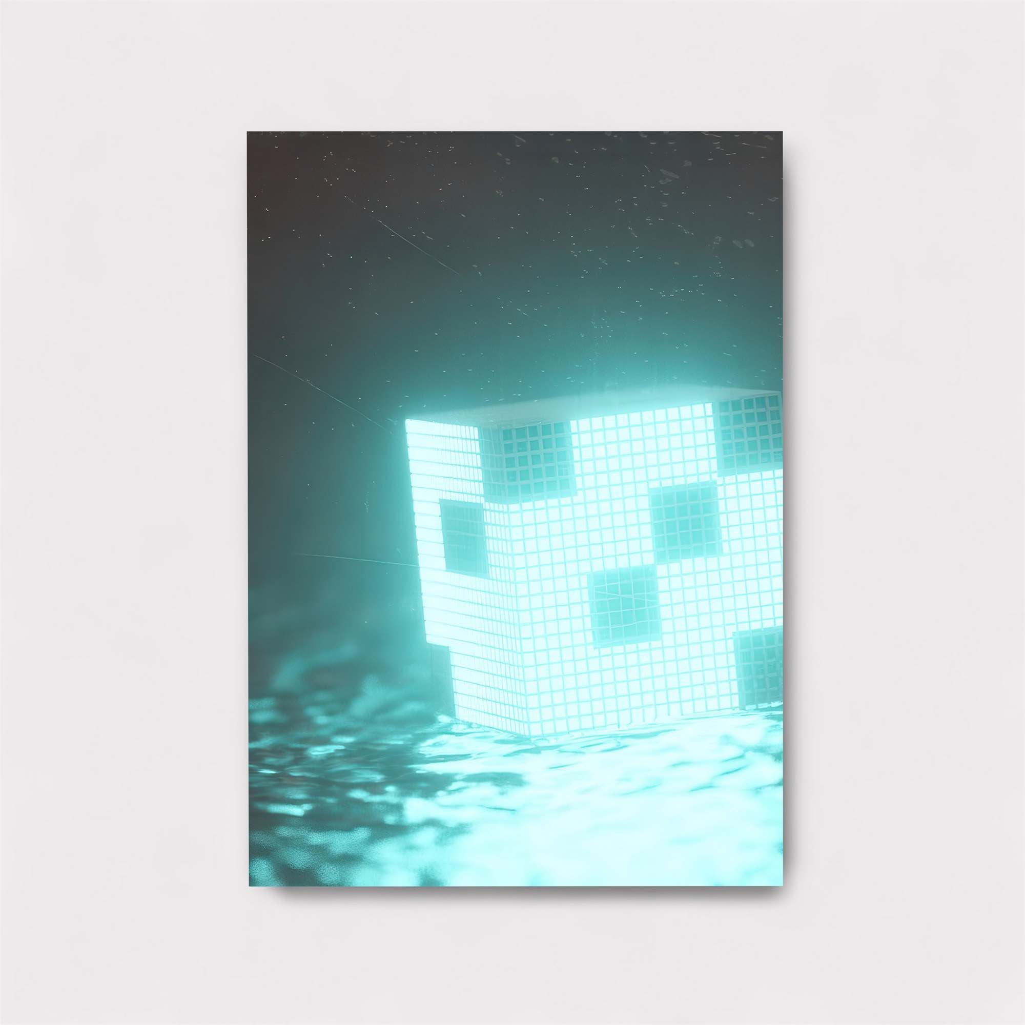 Pixelated Serenity Safe Wall Magnetic / M