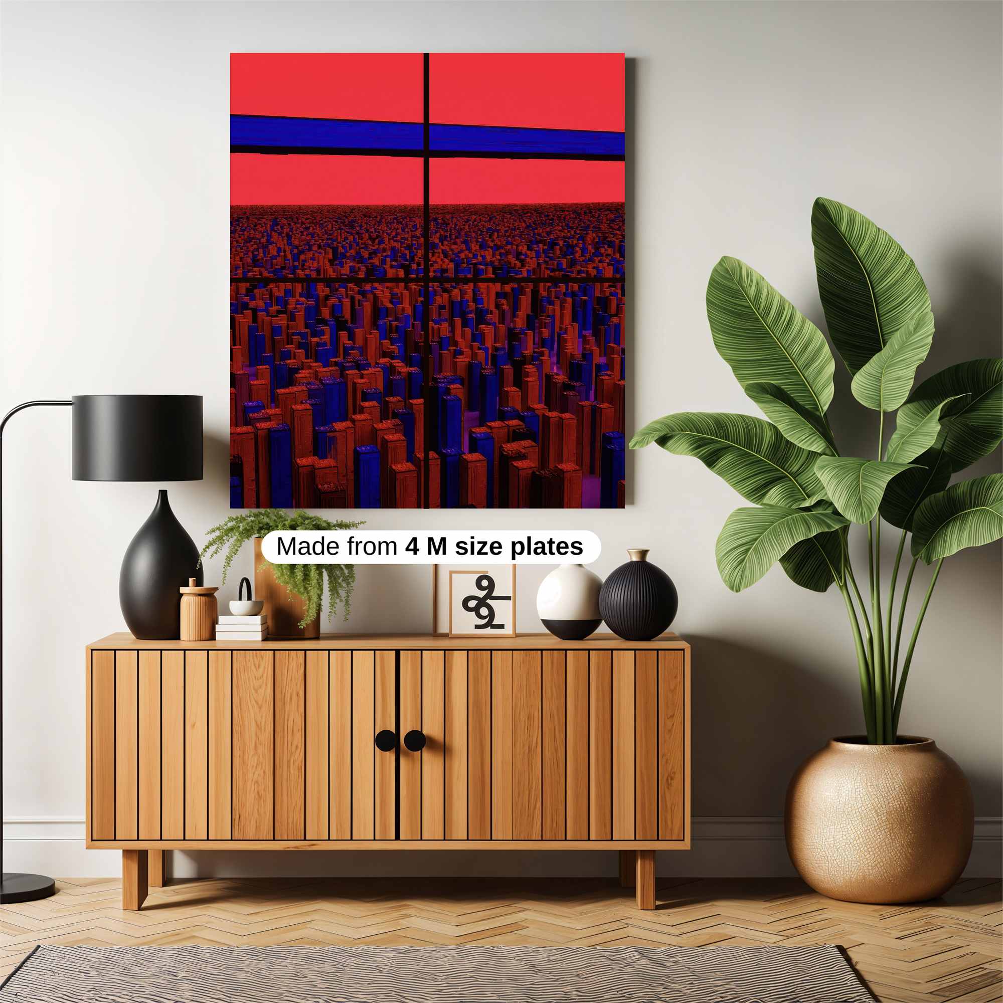 Abstract Dystopia Safe Wall Magnetic / M