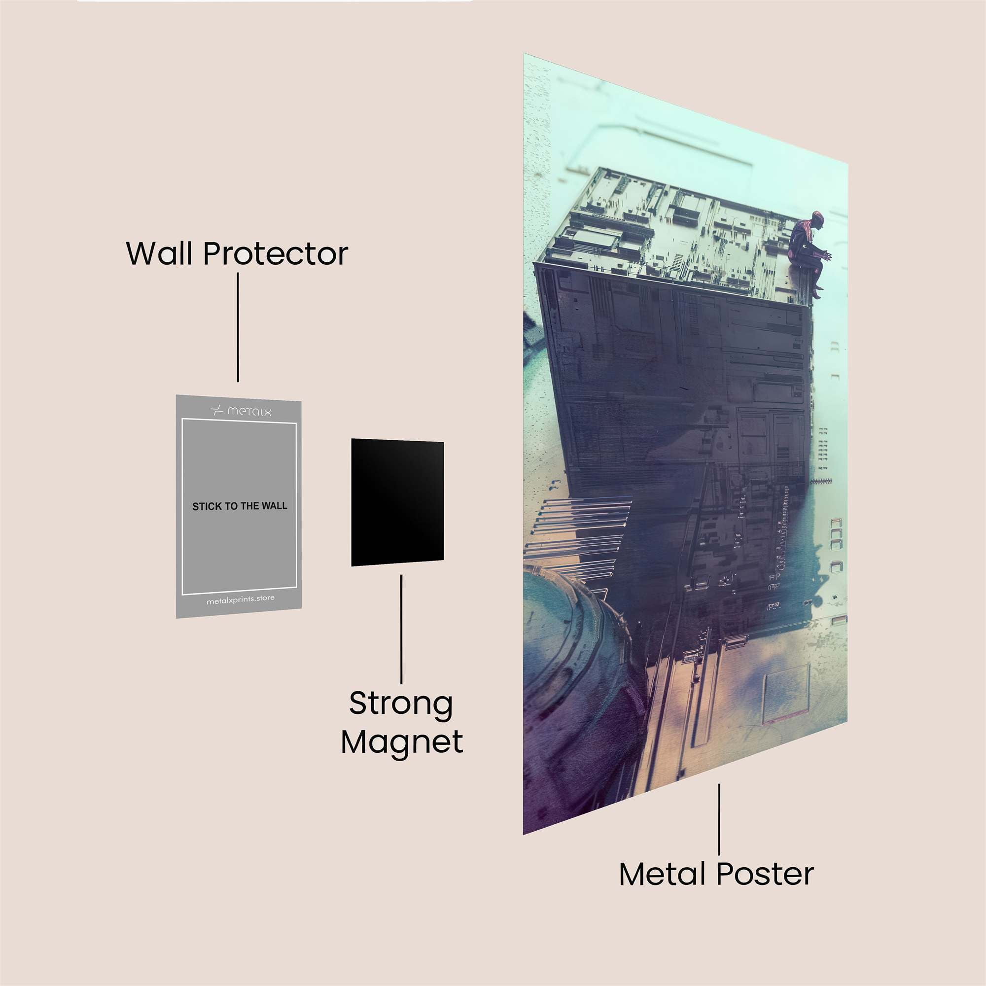 Cosmic Serenity Safe Wall Magnetic / M