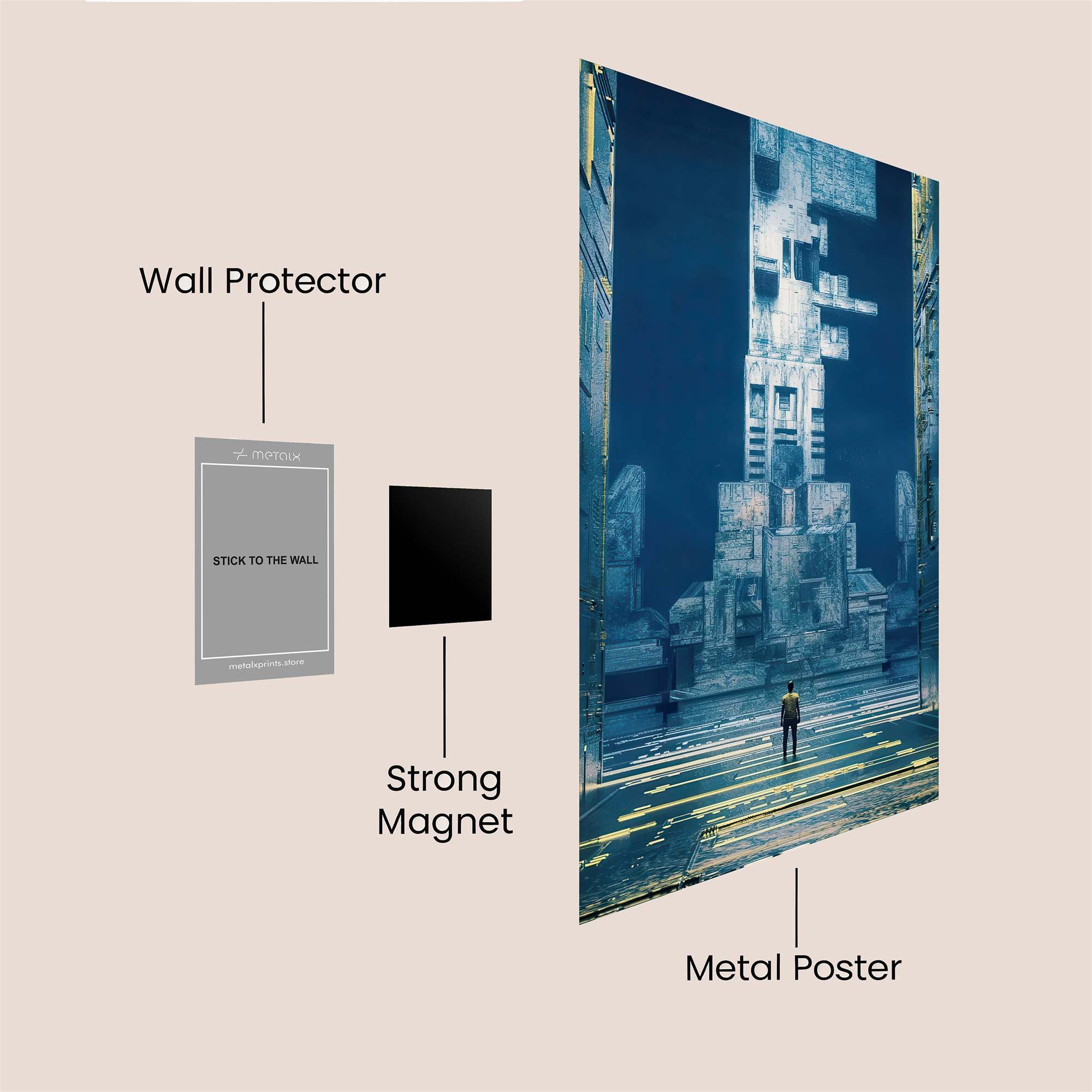 Monolithic Reverie Safe Wall Magnetic / M