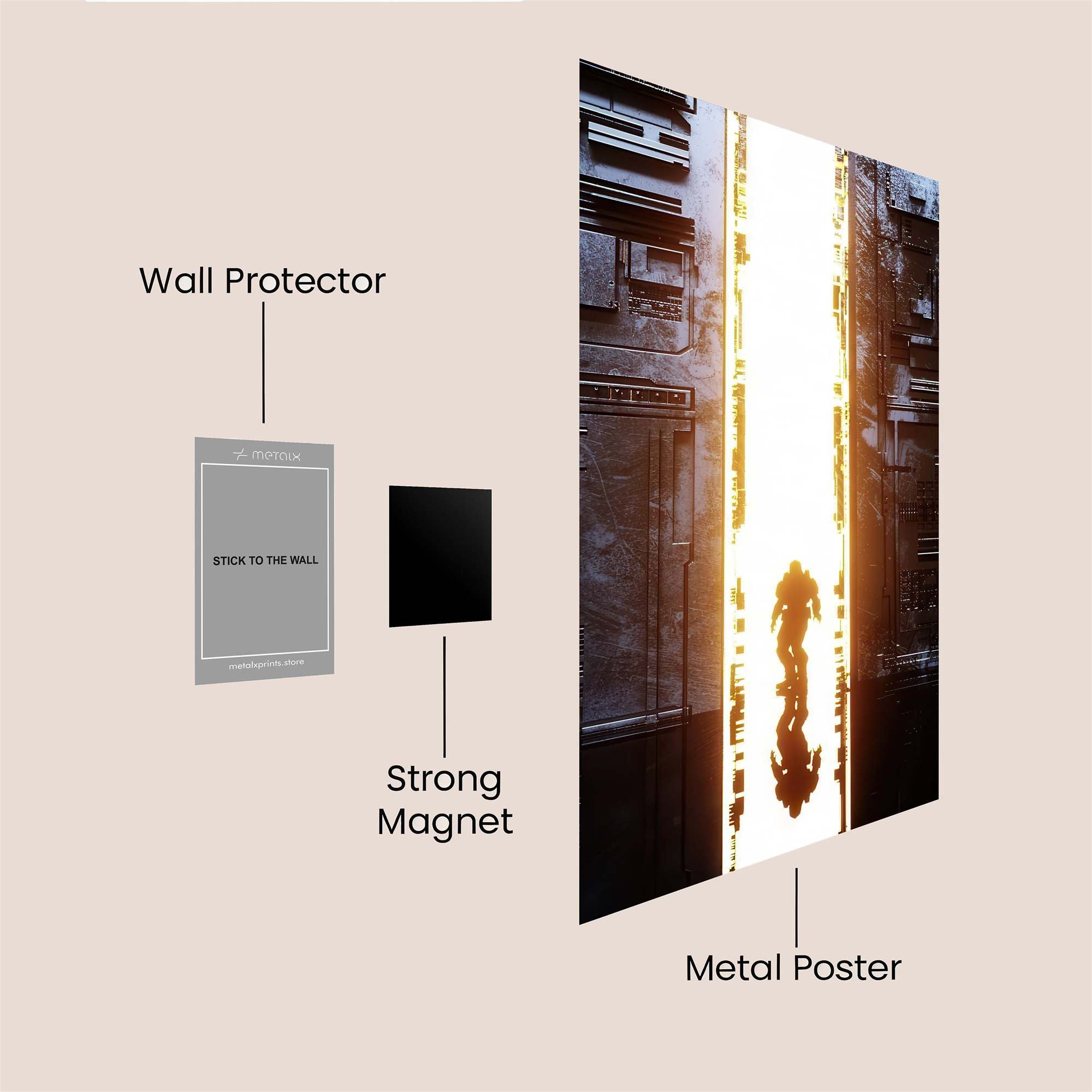 Silhouette Ascension Safe Wall Magnetic / M
