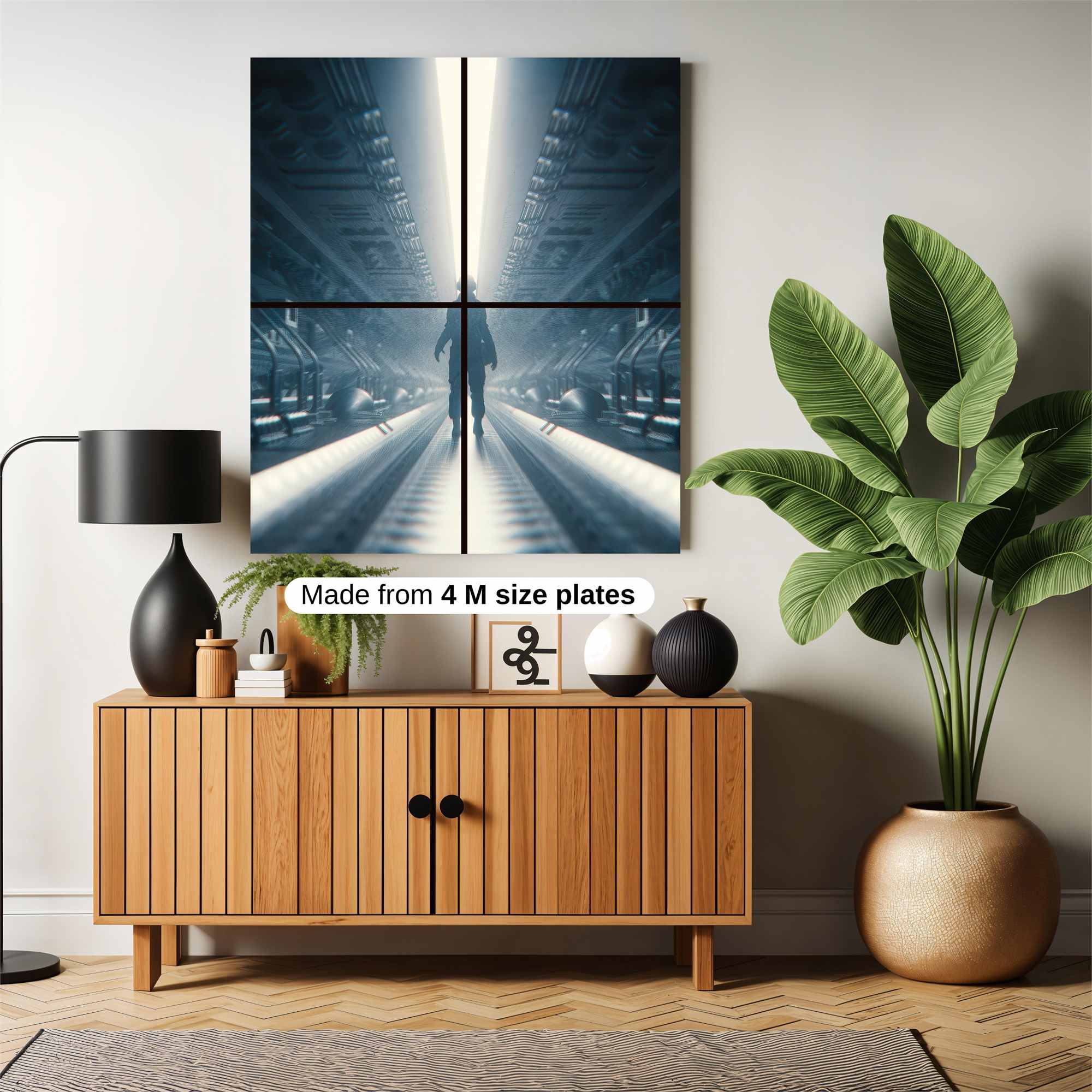 Futuristic Journey Safe Wall Magnetic / M