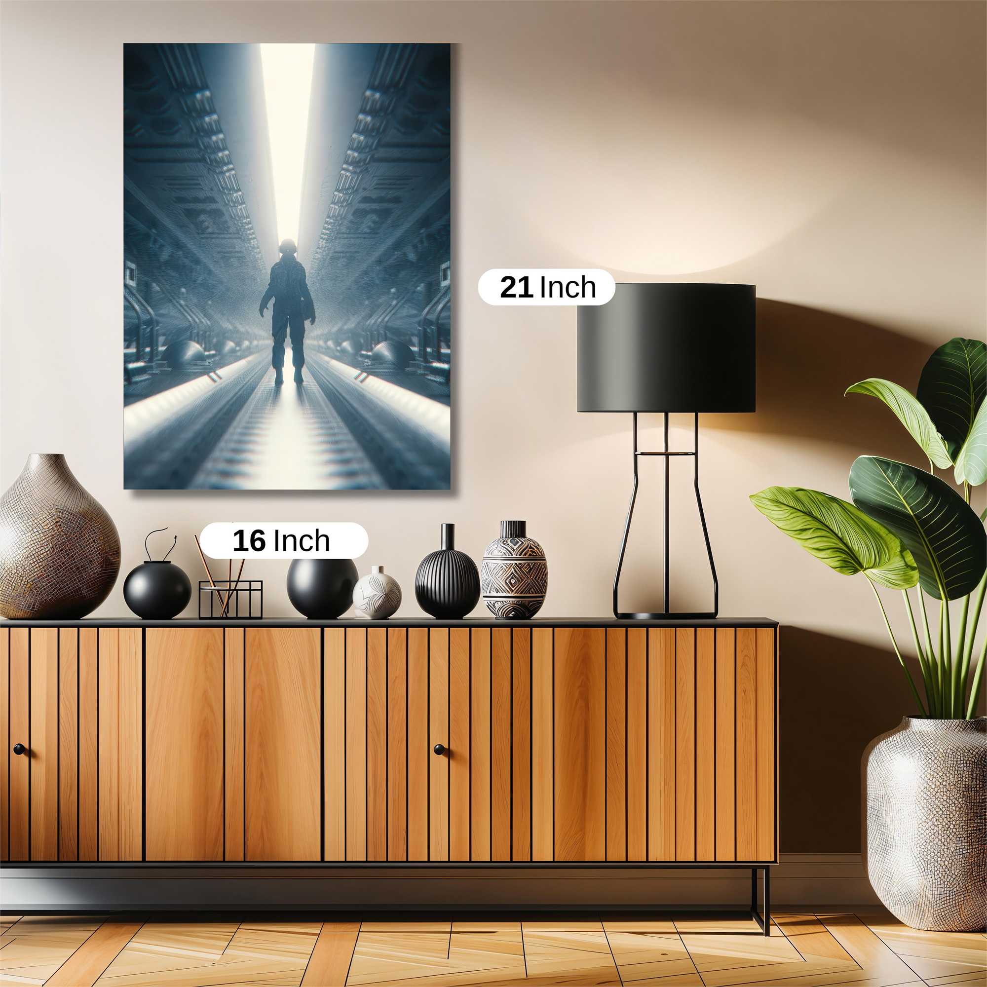 Futuristic Journey Safe Wall Magnetic / M