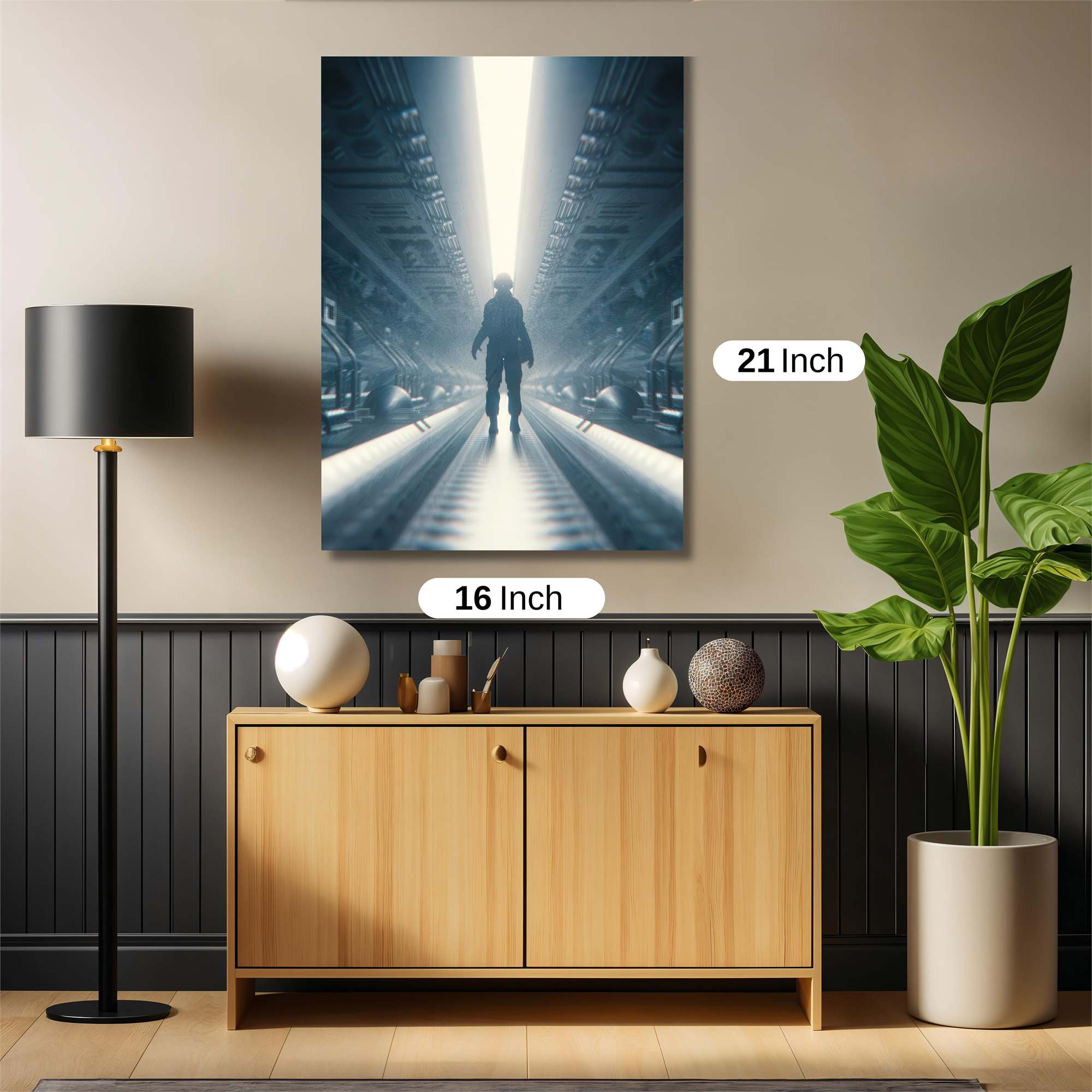 Futuristic Journey Safe Wall Magnetic / M