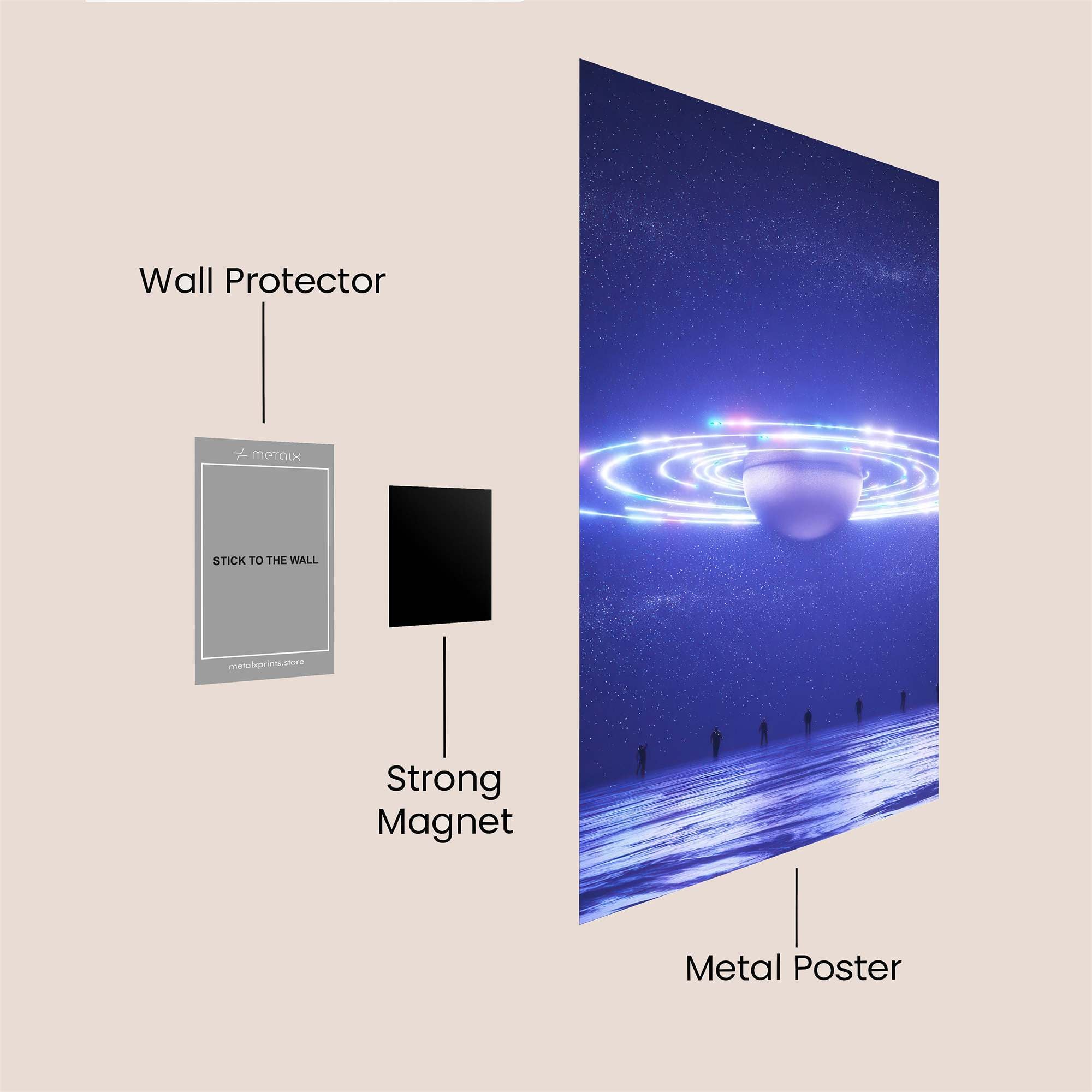 Orbital Glow Safe Wall Magnetic / M