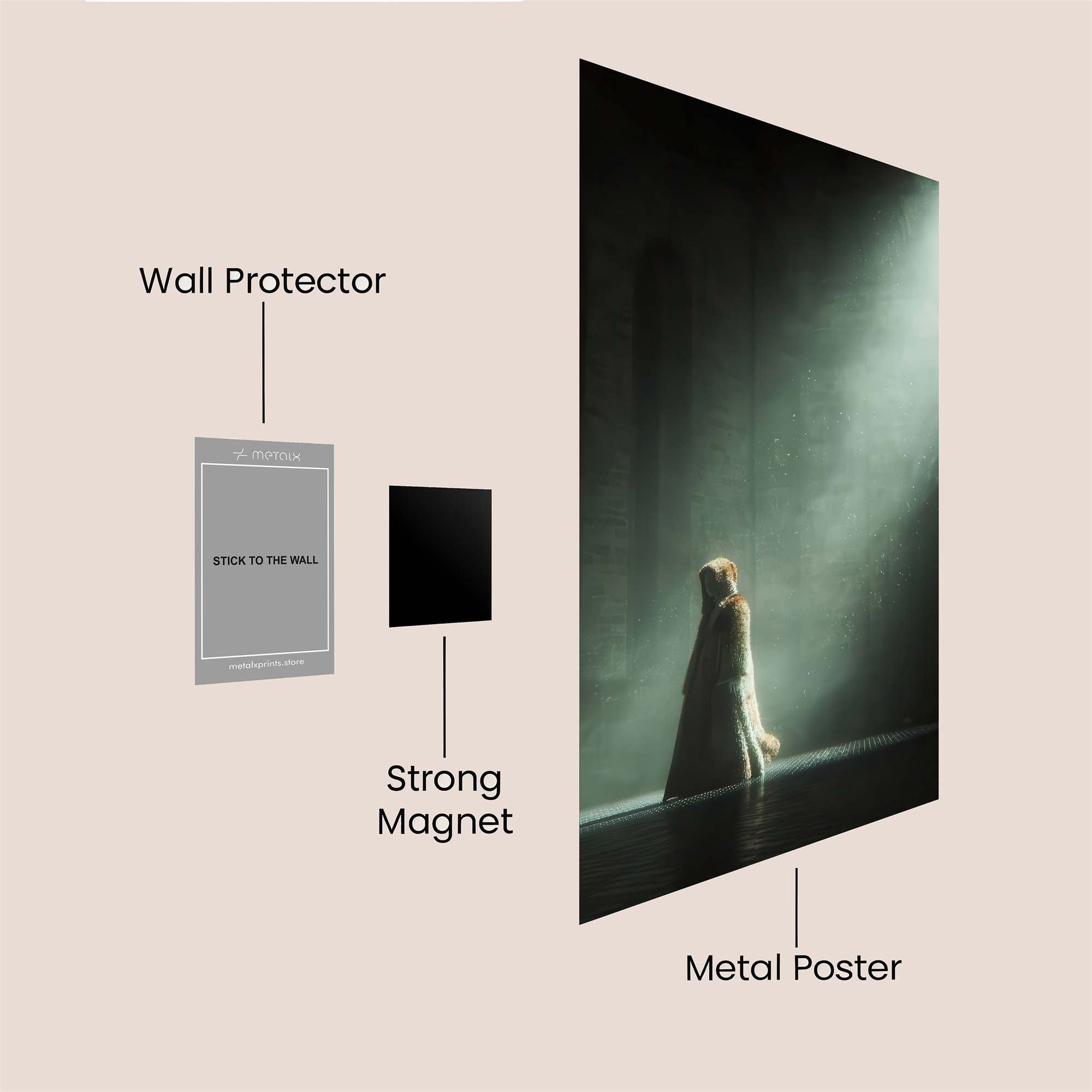 Solitary Reverie Safe Wall Magnetic / M