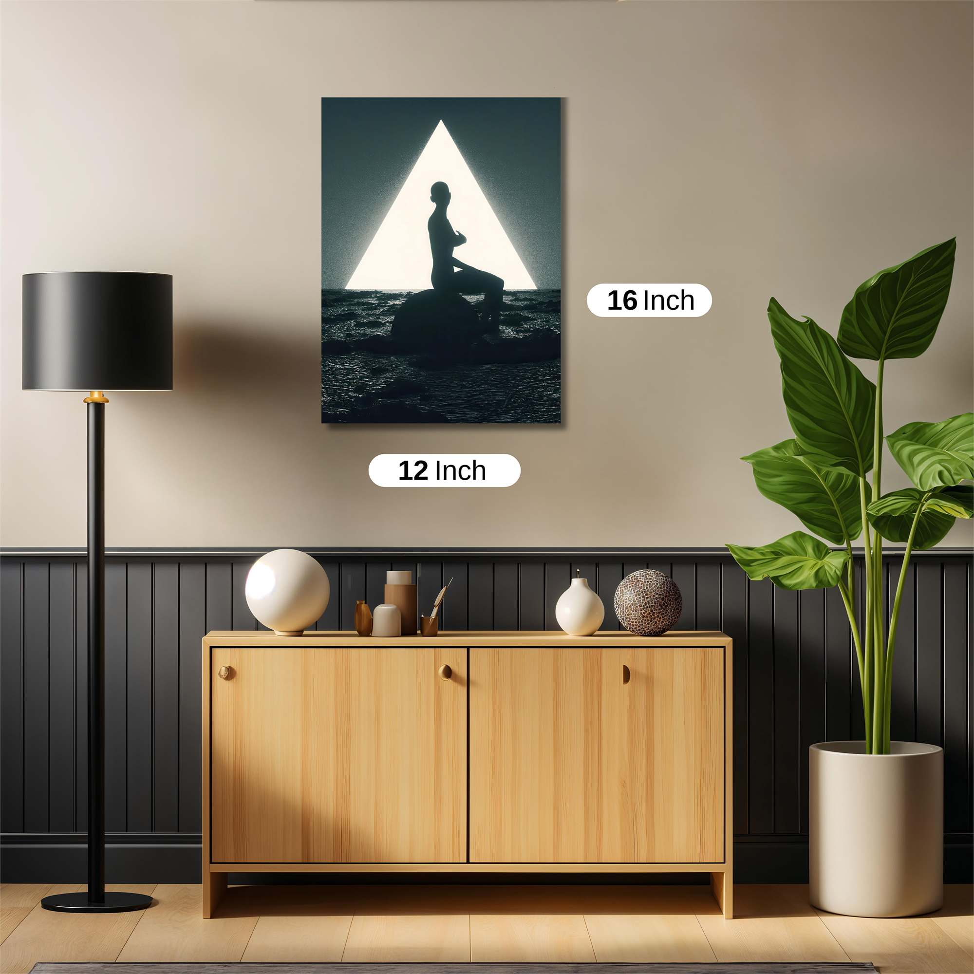 Silhouette Serenity Safe Wall Magnetic / M