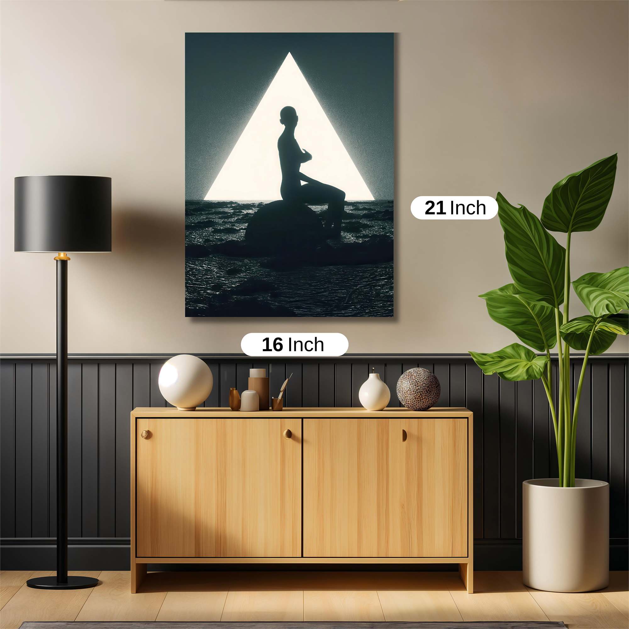 Silhouette Serenity Safe Wall Magnetic / M