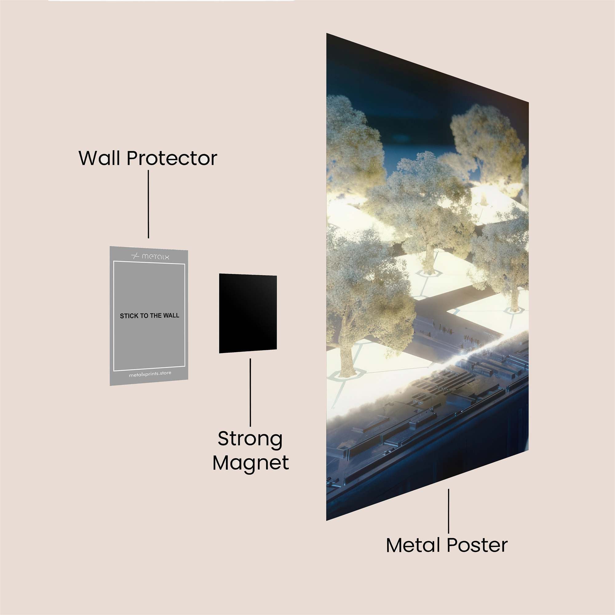 Solitary Passage Safe Wall Magnetic / M