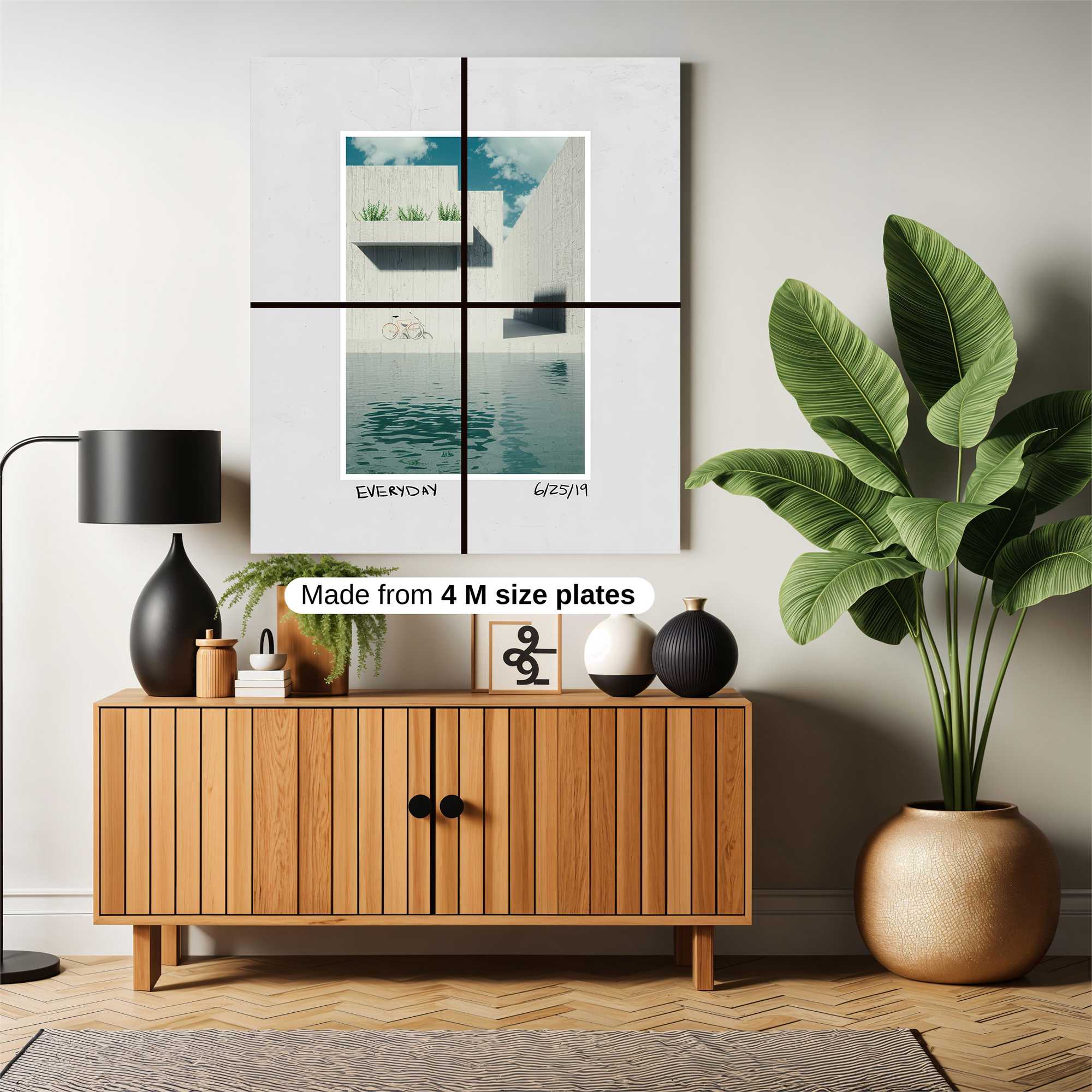 Serene Reflection Safe Wall Magnetic / M